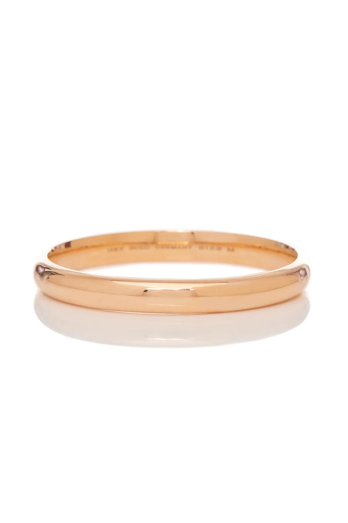 Bangle in 18K Rose Gold & Vitreous Yellow Enamel sold by Gabriela Hearst product image thumbnail 4