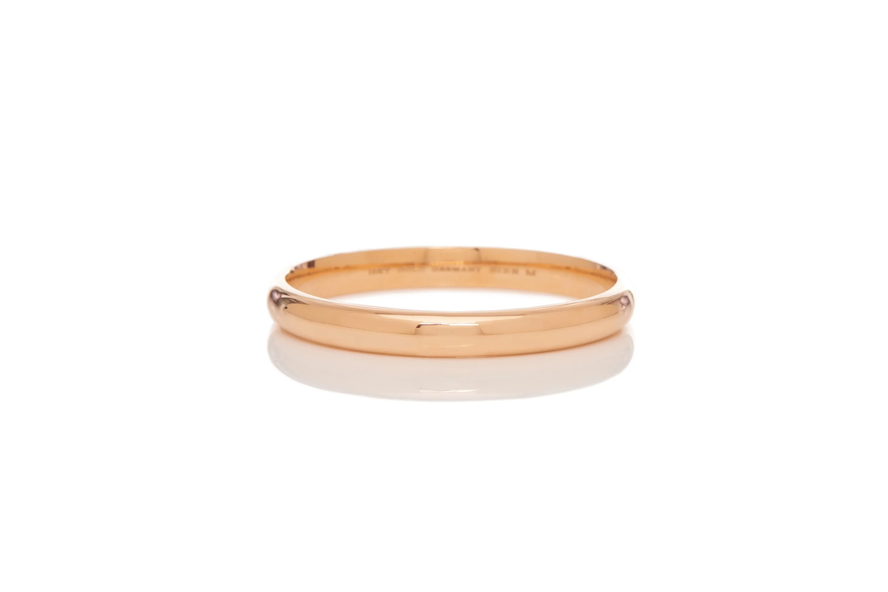 Bangle in 18K Rose Gold & Vitreous Brown Enamel sold by Gabriela Hearst product image thumbnail 4