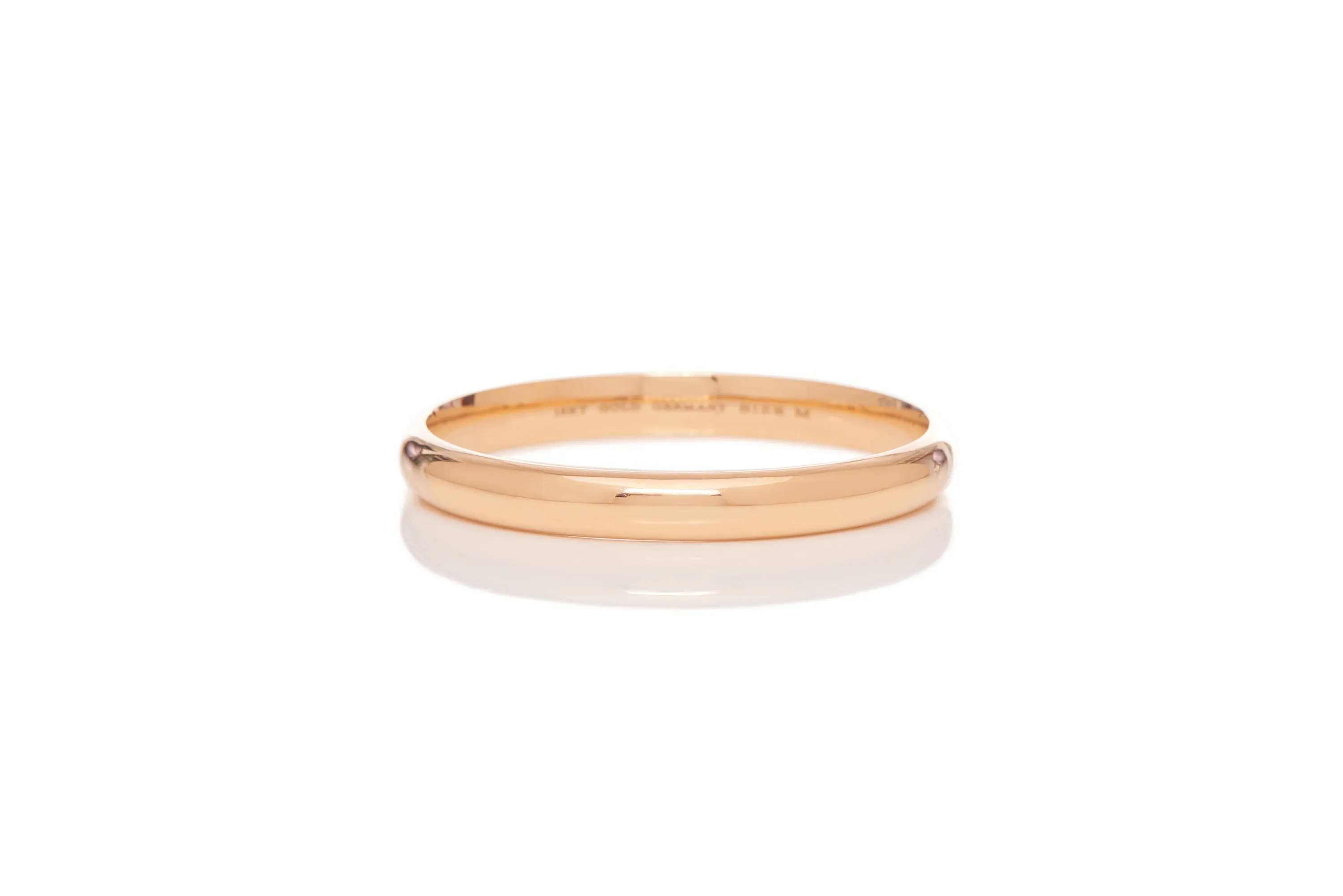 Bangle in 18K Rose Gold & Vitreous Ivory Enamel sold by Gabriela Hearst product image thumbnail 4