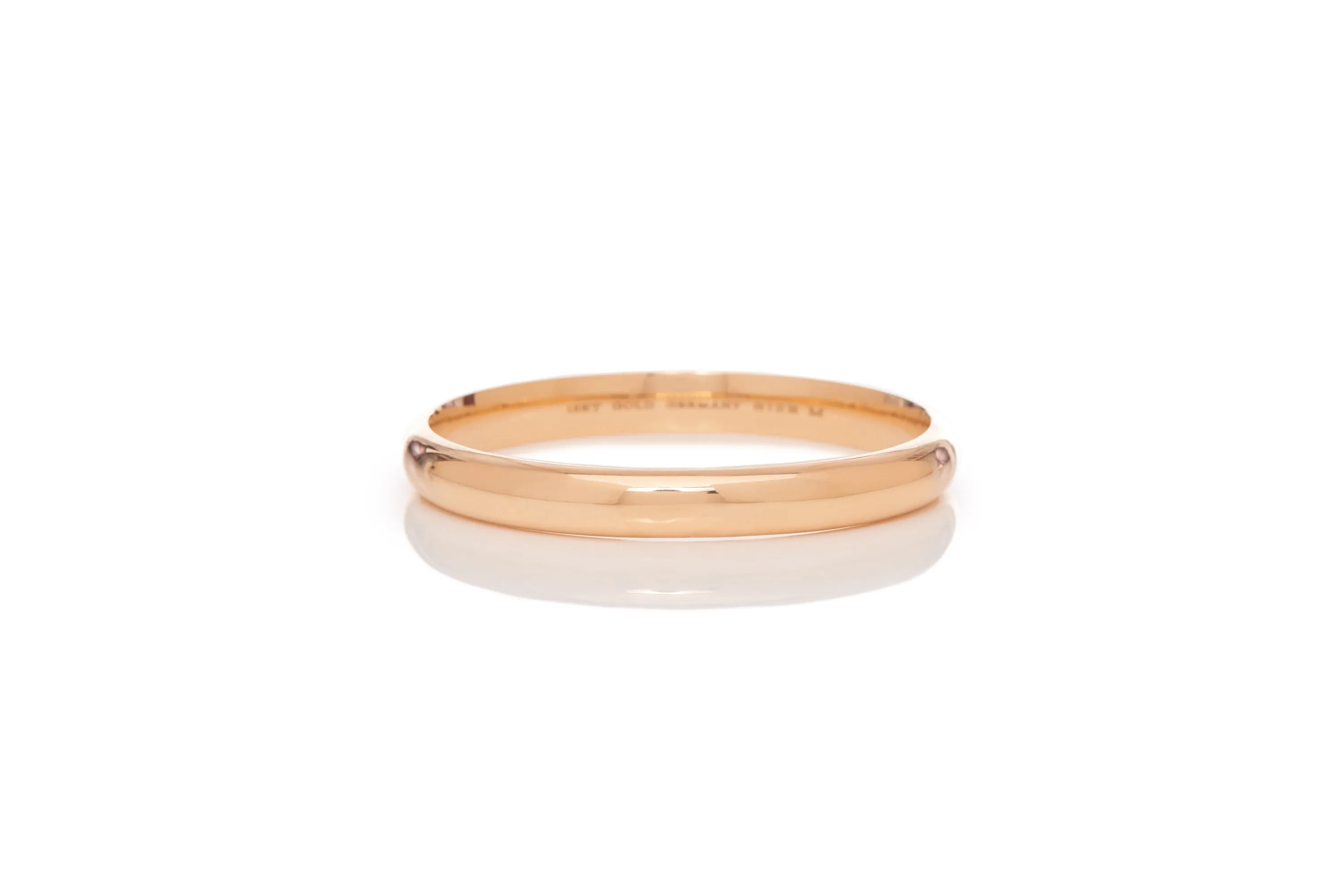 Bangle in 18K Rose Gold & Vitreous Red Enamel sold by Gabriela Hearst product image thumbnail 3