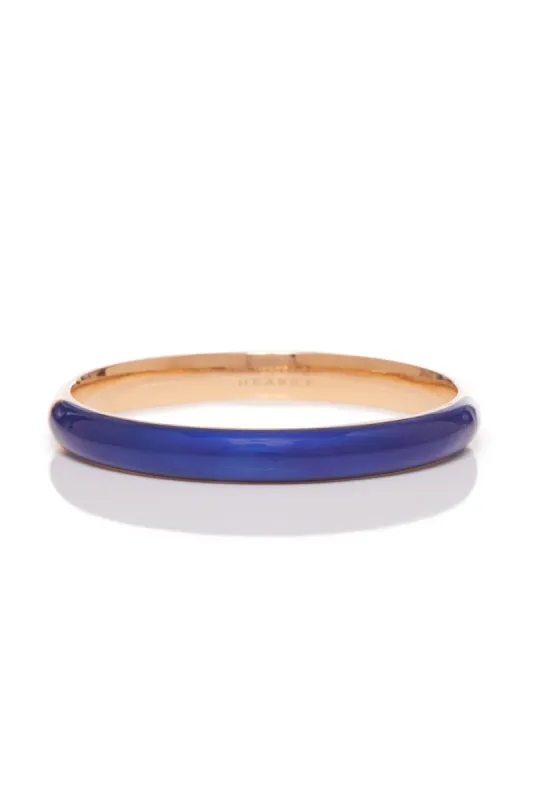 Bangle in 18K Rose Gold & Vitreous Blue Enamel sold by Gabriela Hearst