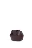 Soft Demi Clutch in Bordeaux Nappa Leather sold by Gabriela Hearst
