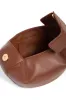 Soft Demi Clutch in Cognac Nappa Leather sold by Gabriela Hearst