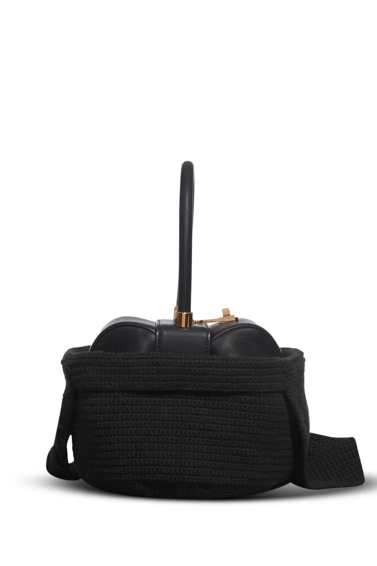 Crossover Knit Bag in Black Cashmere sold by Gabriela Hearst product image thumbnail 2