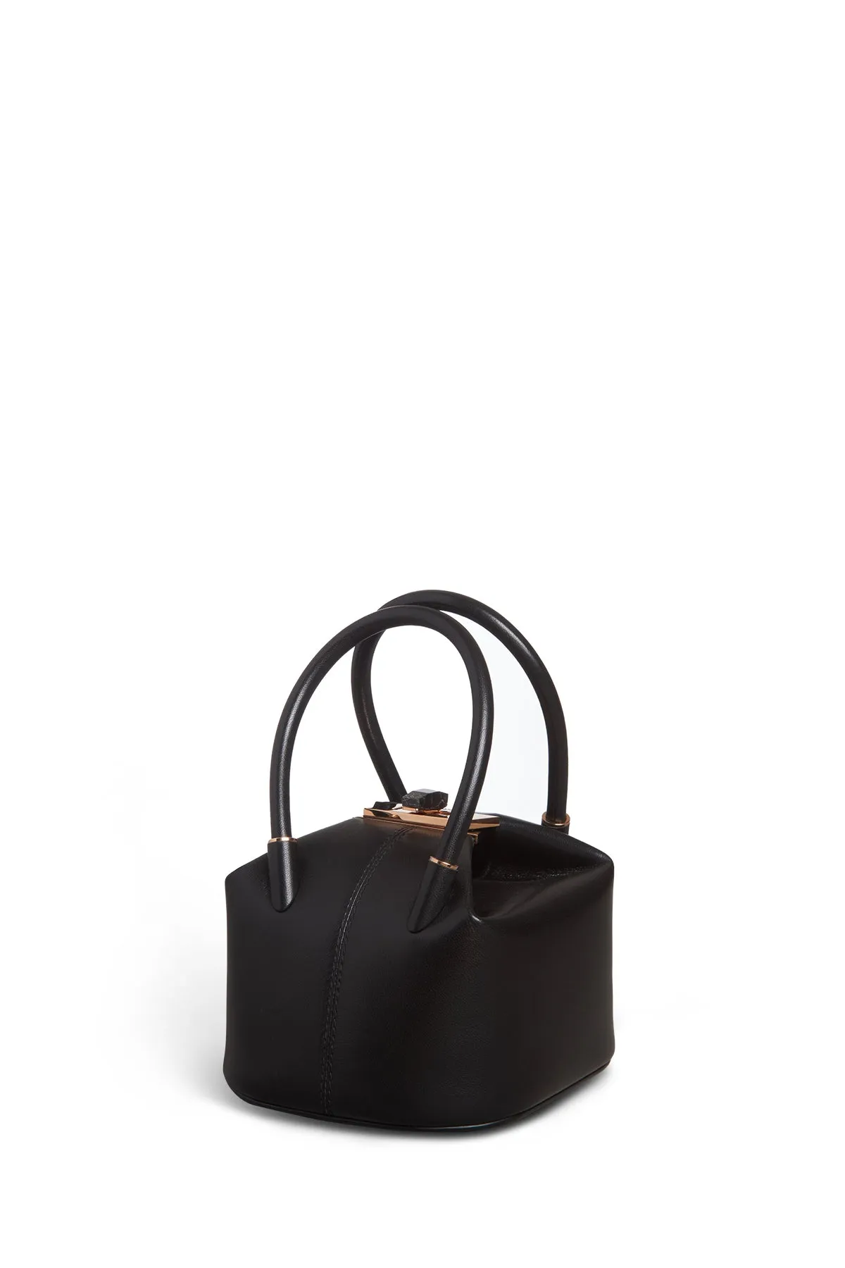Mini Baez Bag in Black Nappa Leather sold by Gabriela Hearst