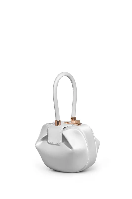 Demi Bag in Ivory Satin sold by Gabriela Hearst