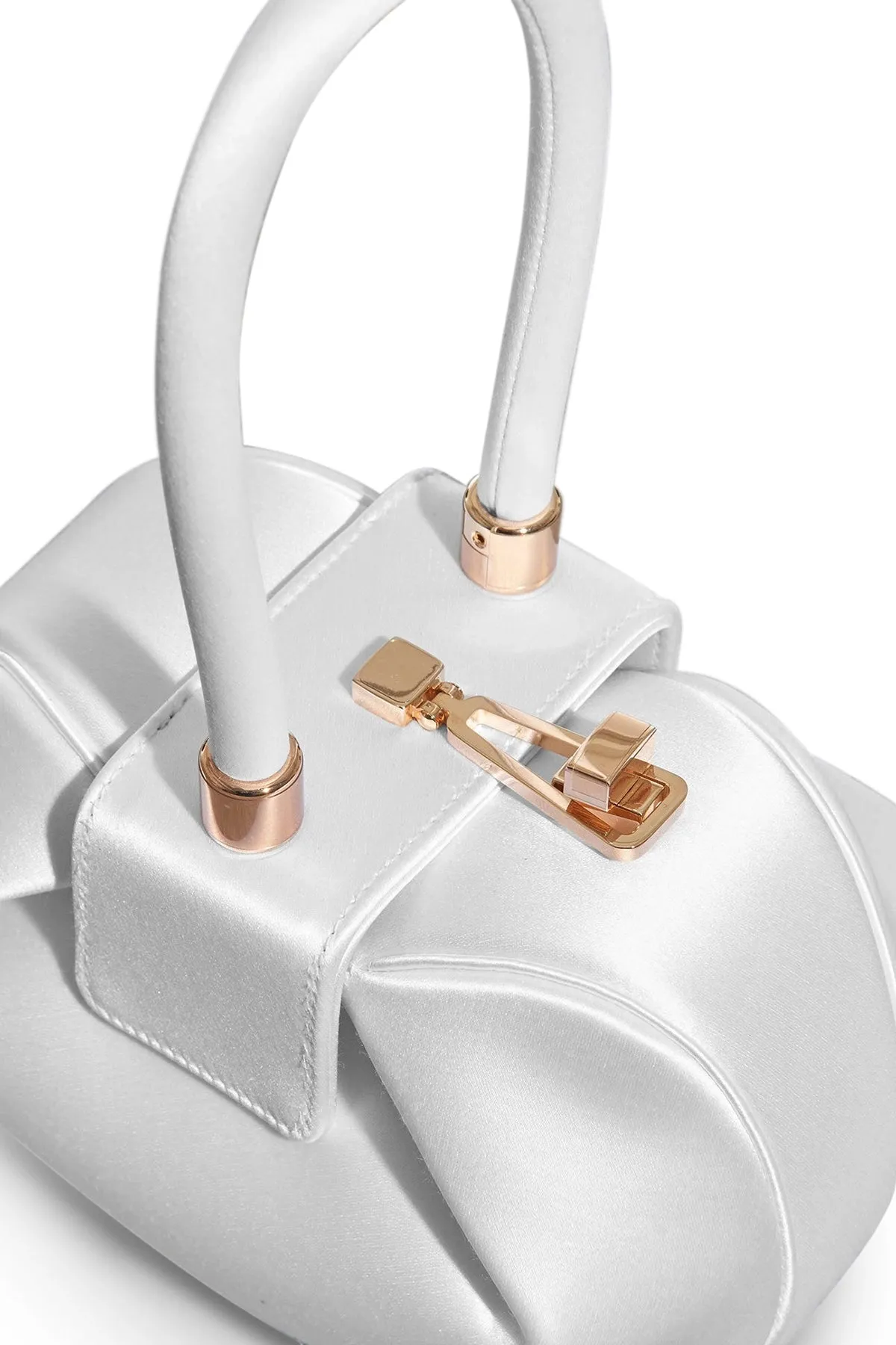 Demi Bag in Ivory Satin sold by Gabriela Hearst product image thumbnail 3