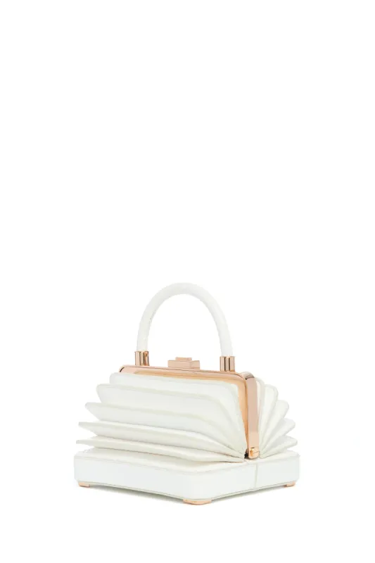 Small Diana Bag in White Snakeskin sold by Gabriela Hearst