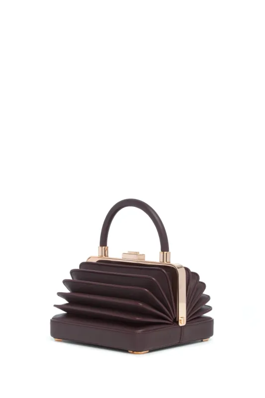 Small Diana Bag in Bordeaux Nappa Leather sold by Gabriela Hearst