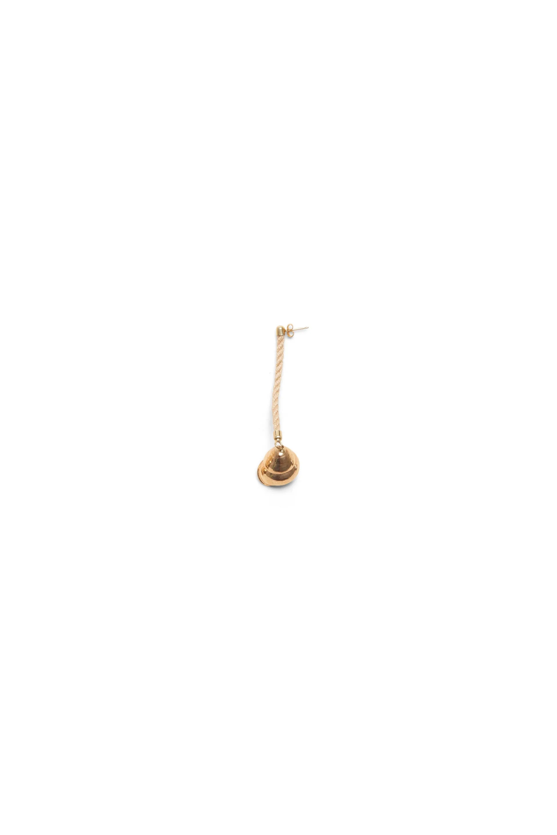 Venus Shell Single Earring in 18K Yellow Gold sold by Gabriela Hearst