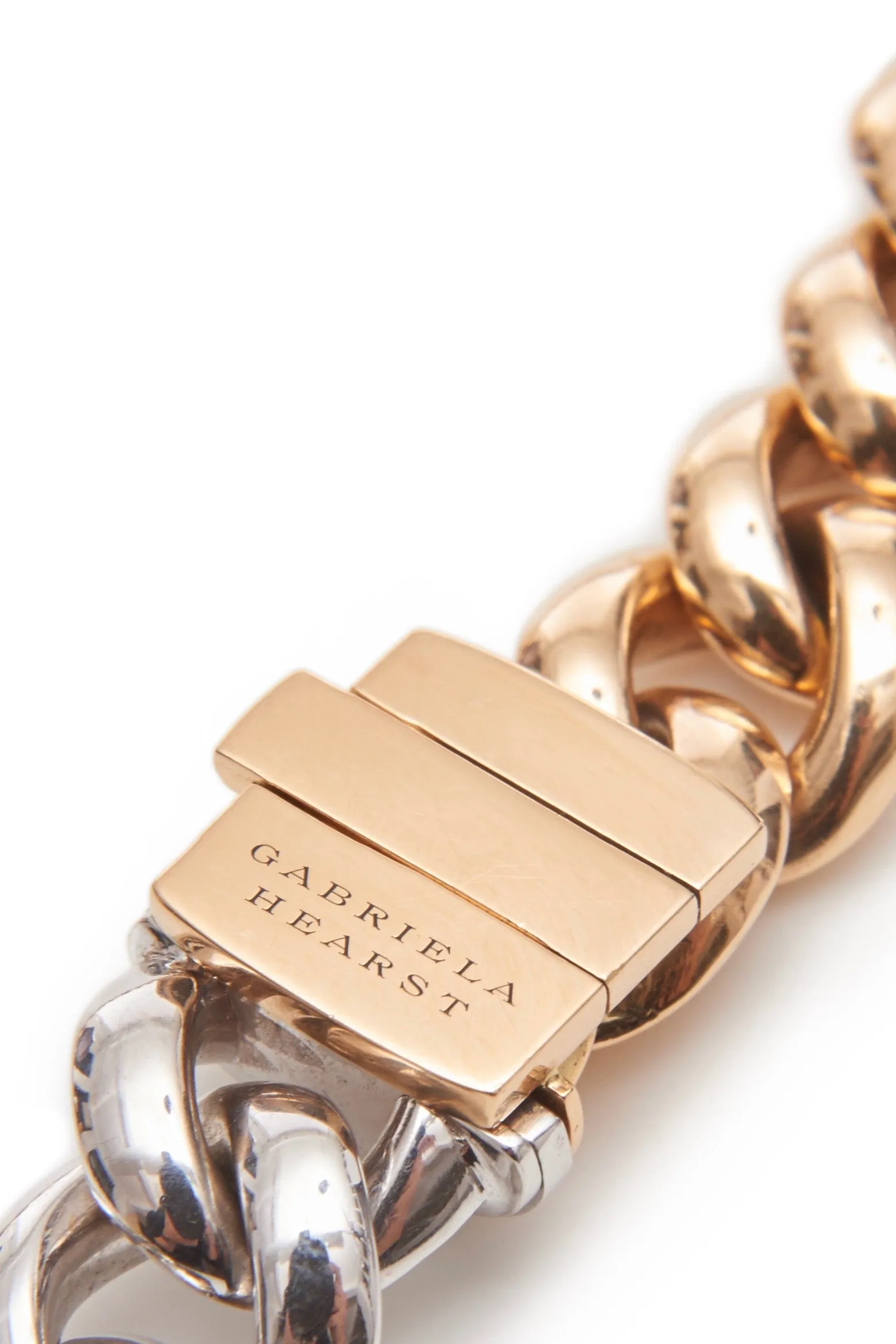 Chain Bracelet in 18K Rose & White Gold sold by Gabriela Hearst product image thumbnail 2