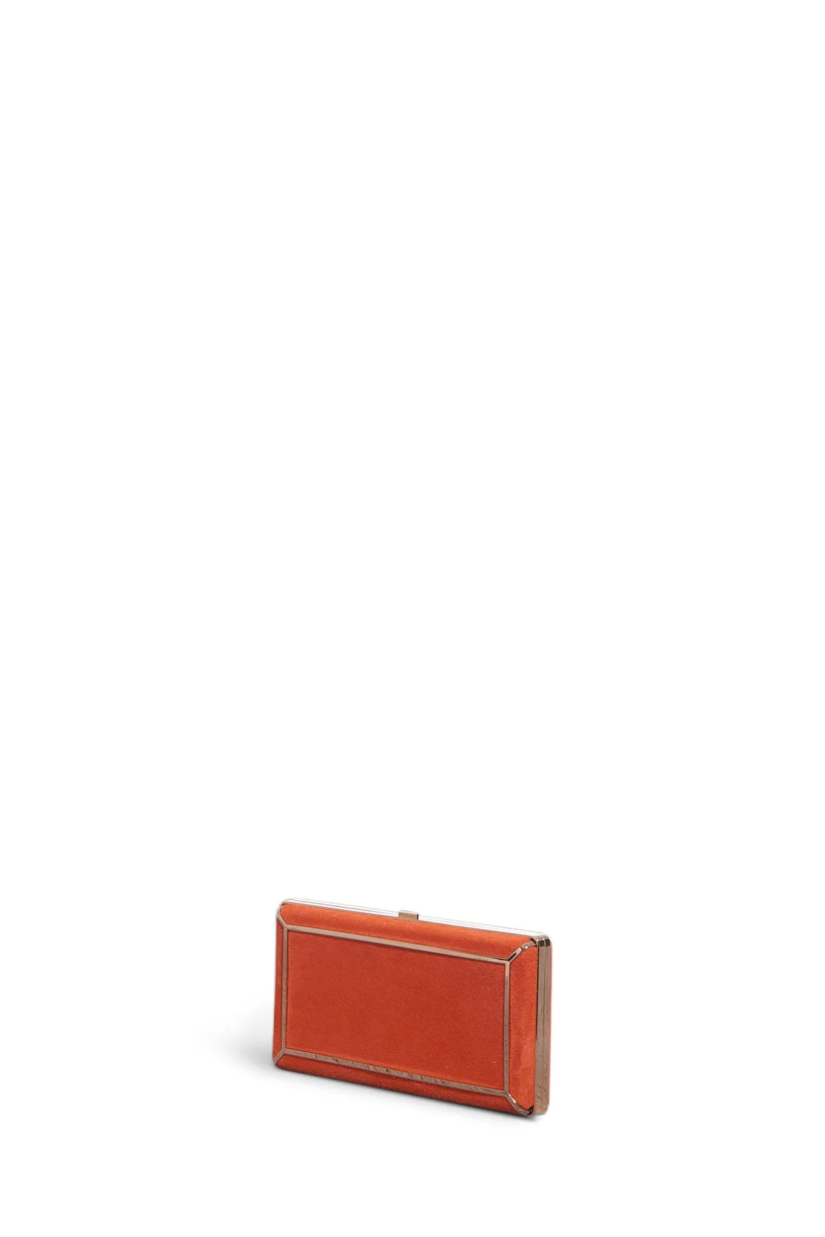 Callas Clutch in Orange Suede sold by Gabriela Hearst