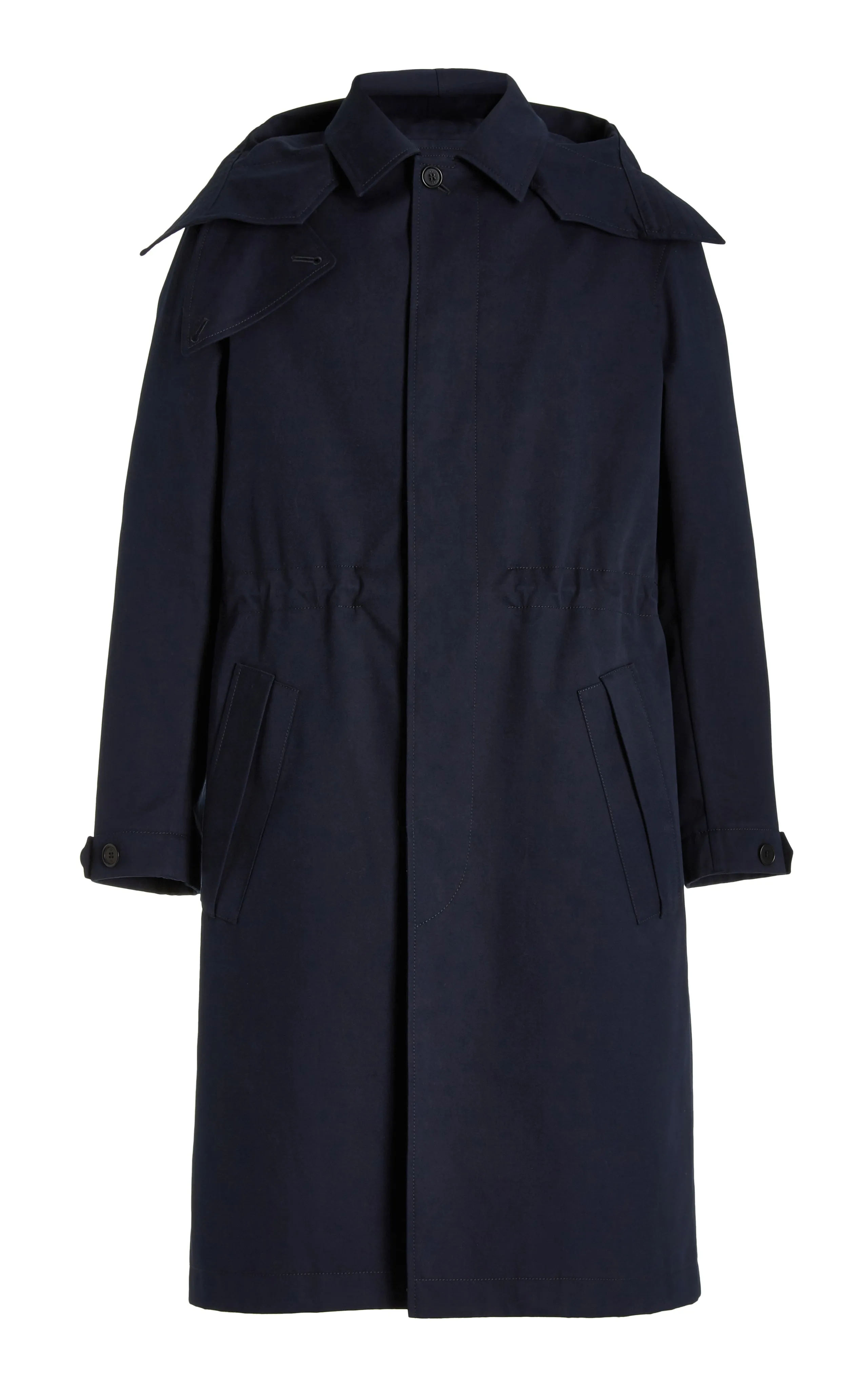 Malraux Parka in Dark Navy Cotton sold by Gabriela Hearst