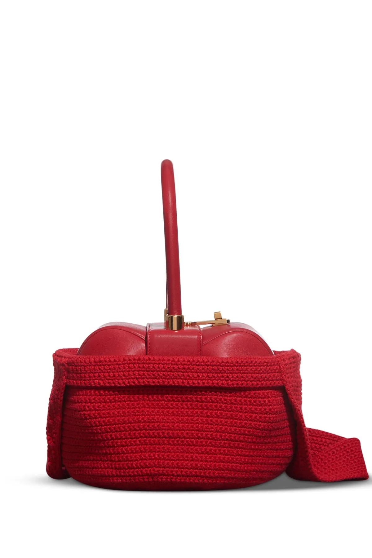Crossover Knit Bag in Red Cashmere sold by Gabriela Hearst product image thumbnail 2