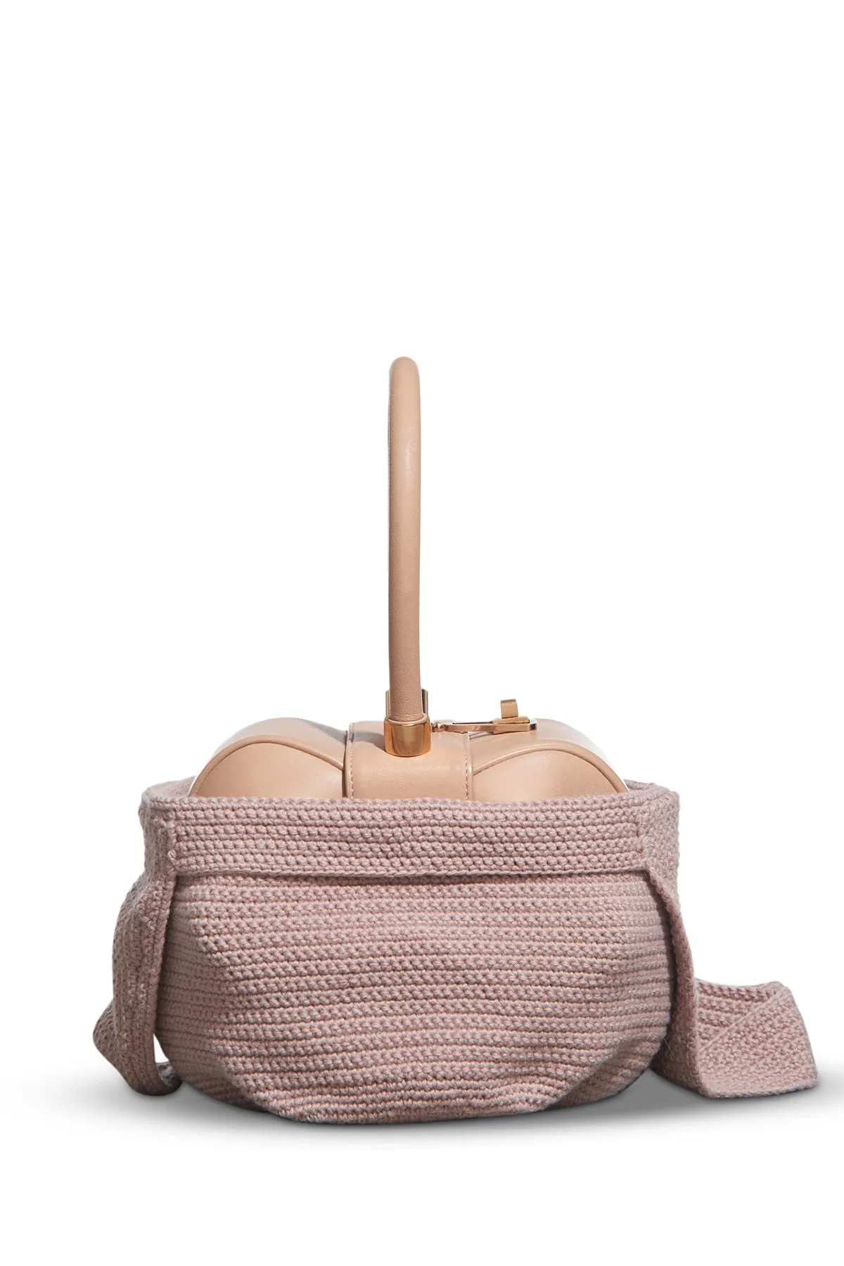Crossover Knit Bag in Nude Cashmere sold by Gabriela Hearst product image thumbnail 2