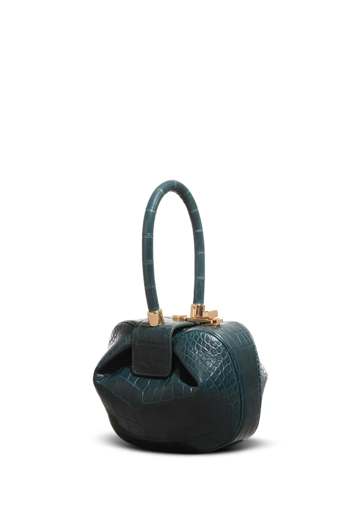 Demi Bag in Green Crocodile Leather sold by Gabriela Hearst