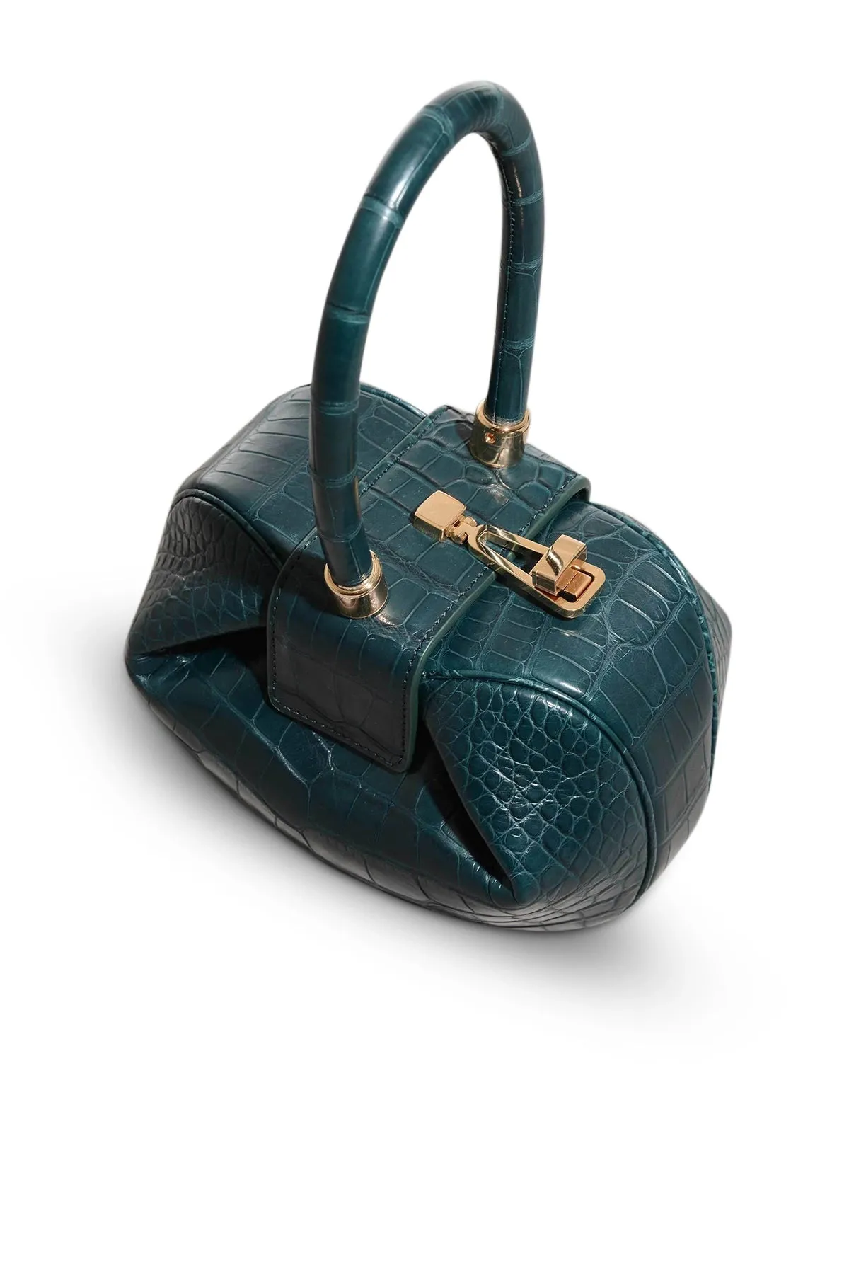 Demi Bag in Green Crocodile Leather sold by Gabriela Hearst product image thumbnail 3