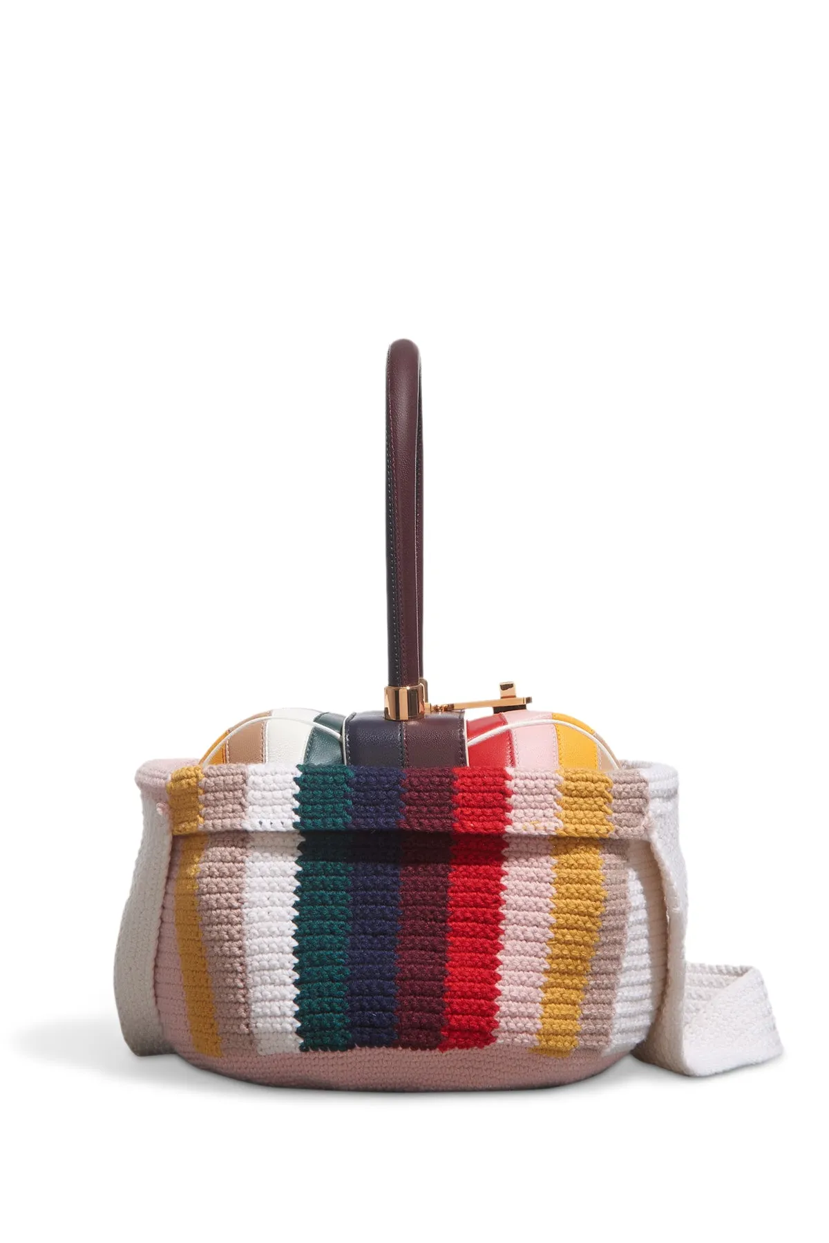 Crossover Knit Bag in Multi Cashmere sold by Gabriela Hearst product image thumbnail 2