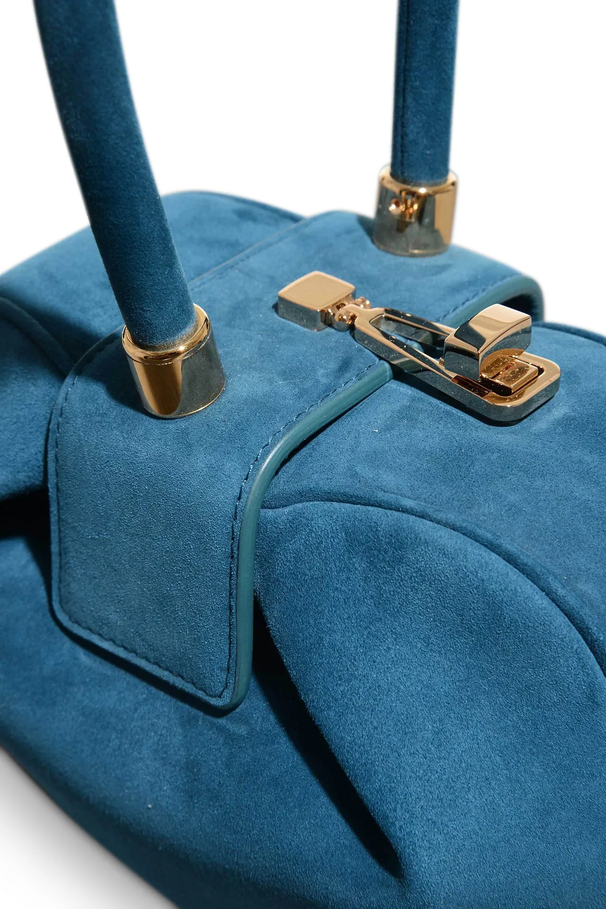 Demi Bag in Teal Suede sold by Gabriela Hearst product image thumbnail 3