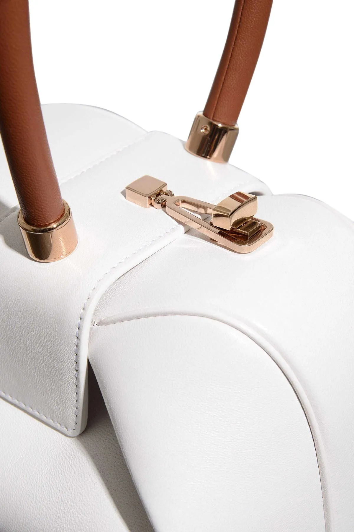 Nina Bag in Ivory & Cognac Nappa Leather sold by Gabriela Hearst product image thumbnail 3