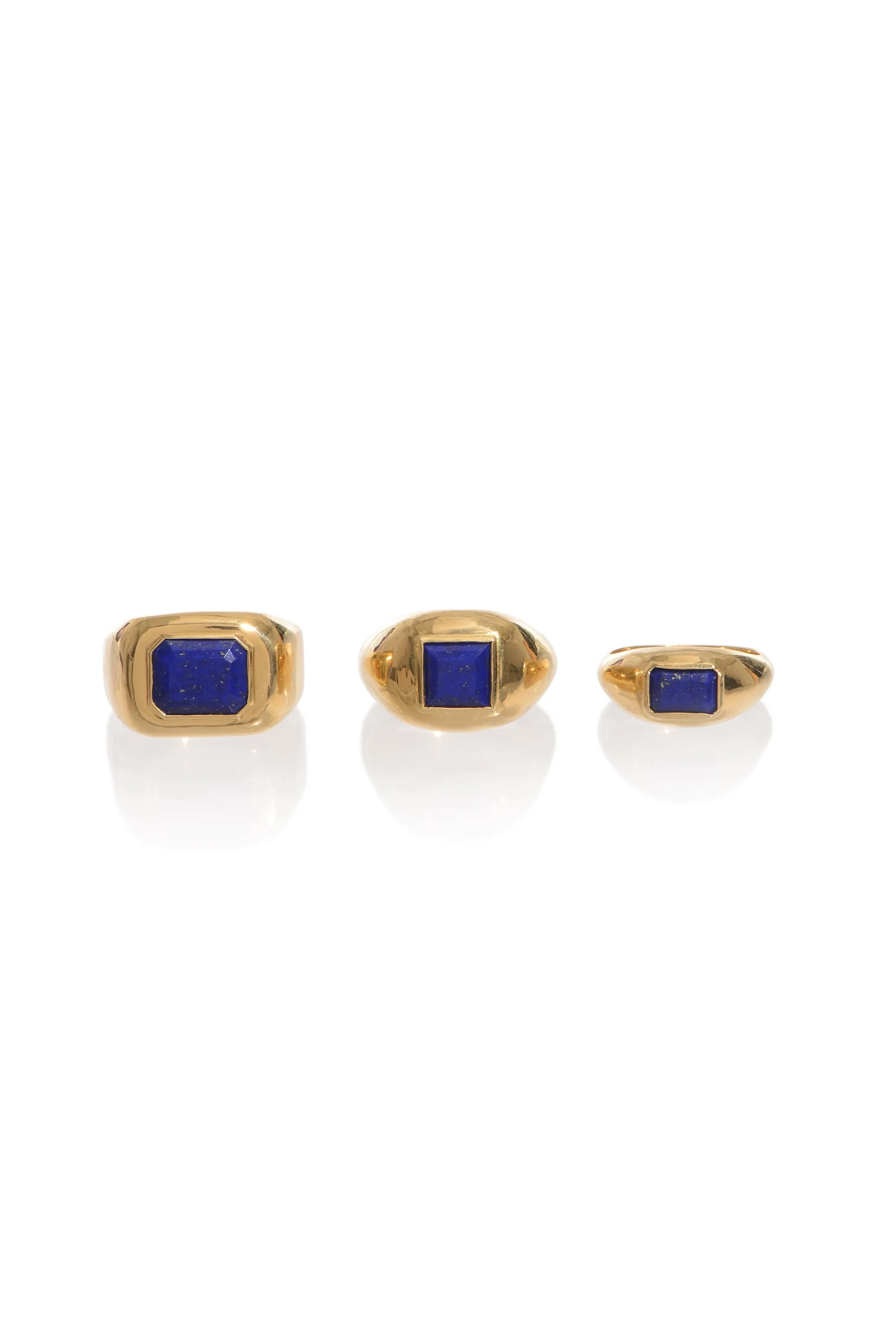 Medium Ring in 18K Yellow Gold & Lapis Stone sold by Gabriela Hearst product image thumbnail 3