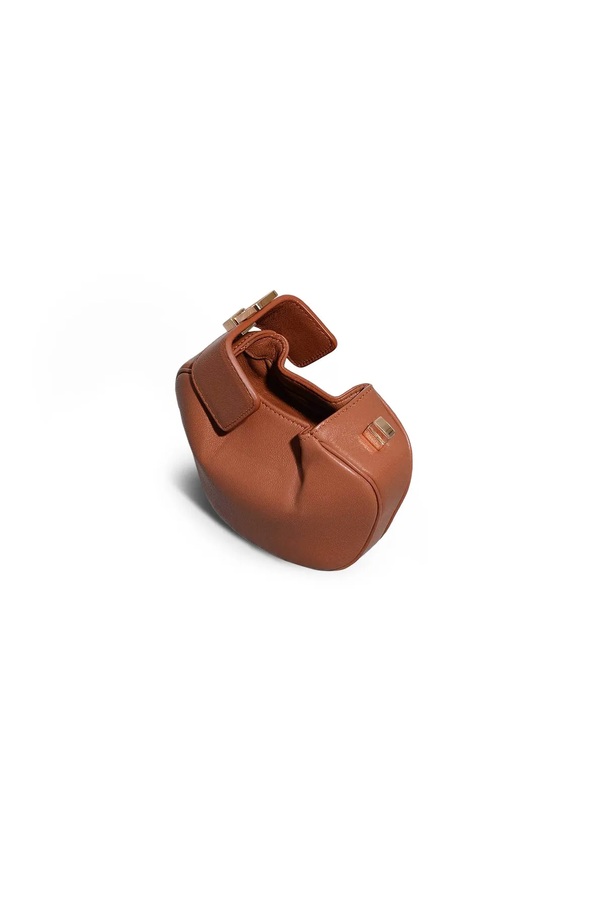 Rafaela Coin Purse in Cognac Nappa Leather sold by Gabriela Hearst product image thumbnail 4