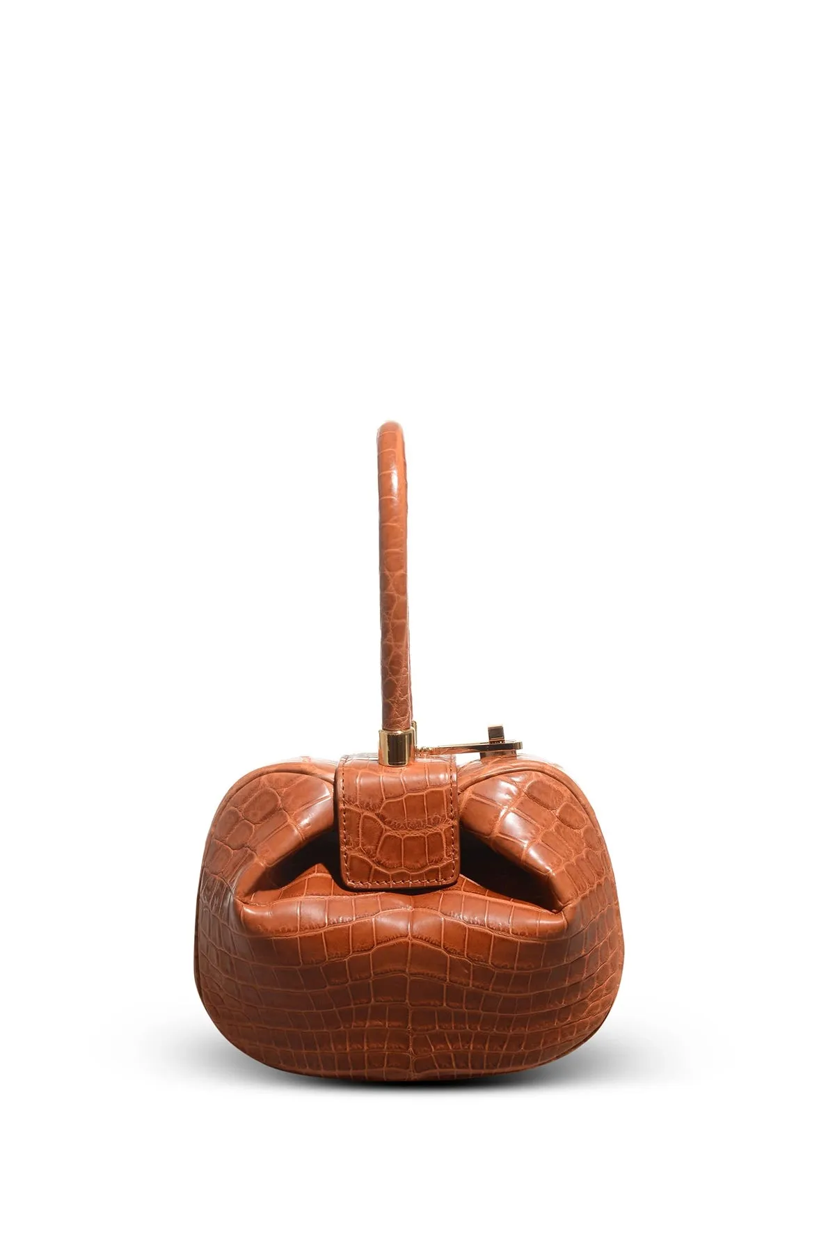 Demi Bag in Cognac Crocodile Leather sold by Gabriela Hearst product image thumbnail 2