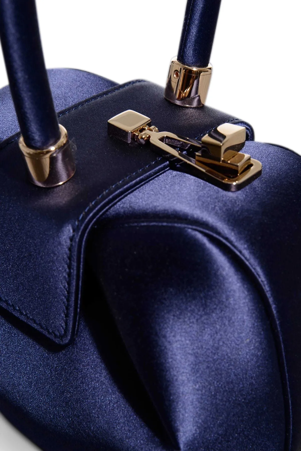 Demi Bag in Sapphire Satin sold by Gabriela Hearst product image thumbnail 3