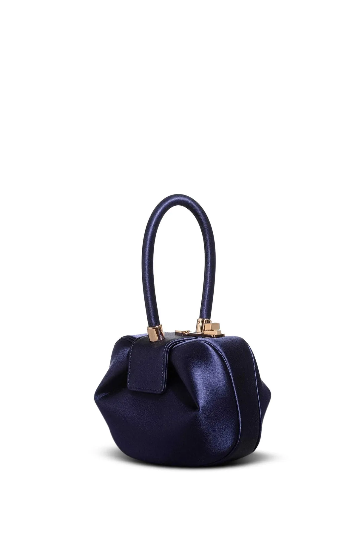 Demi Bag in Sapphire Satin sold by Gabriela Hearst