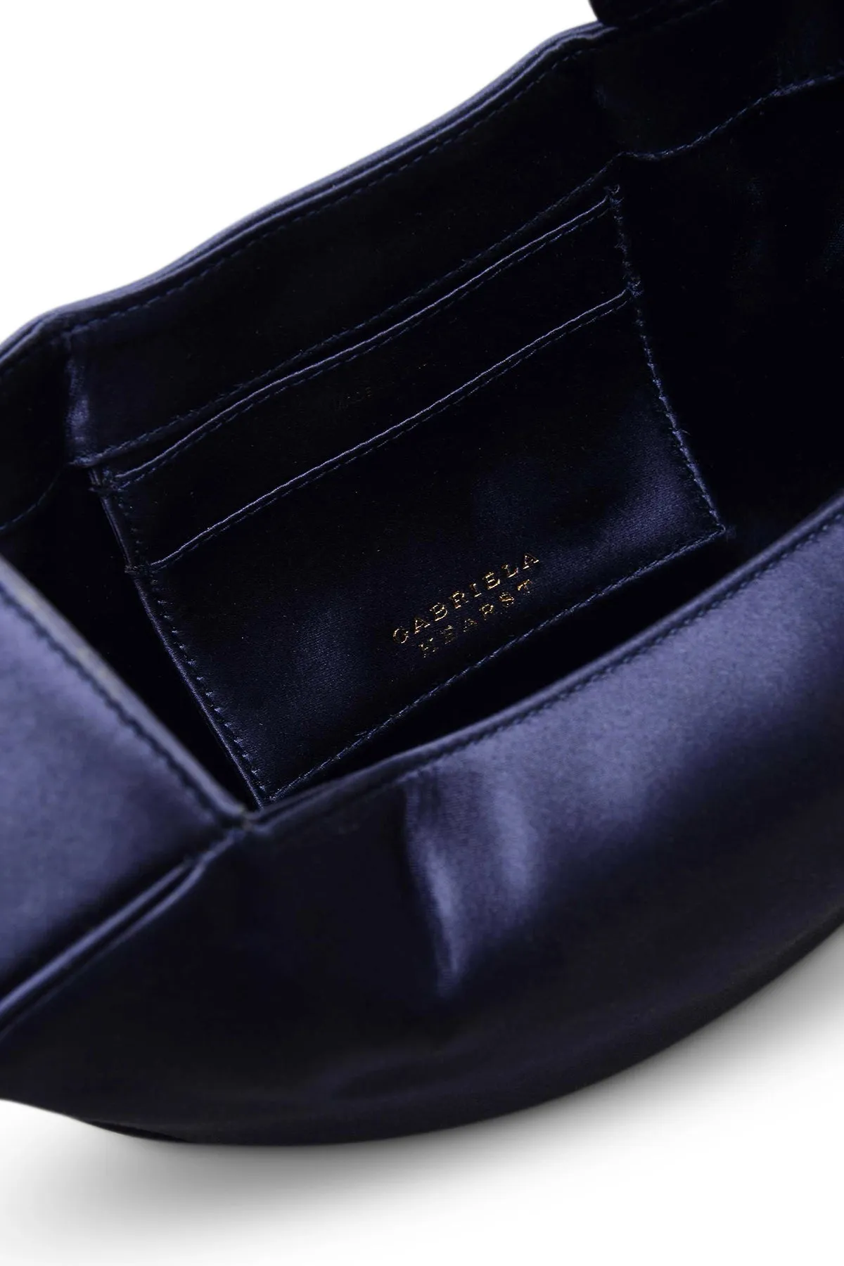 Demi Bag in Sapphire Satin sold by Gabriela Hearst product image thumbnail 4