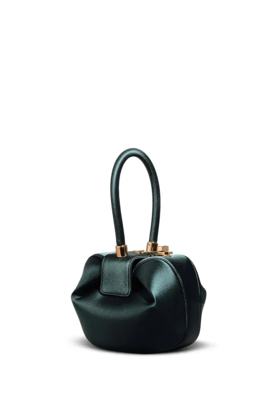 Demi Bag in Emerald Satin sold by Gabriela Hearst