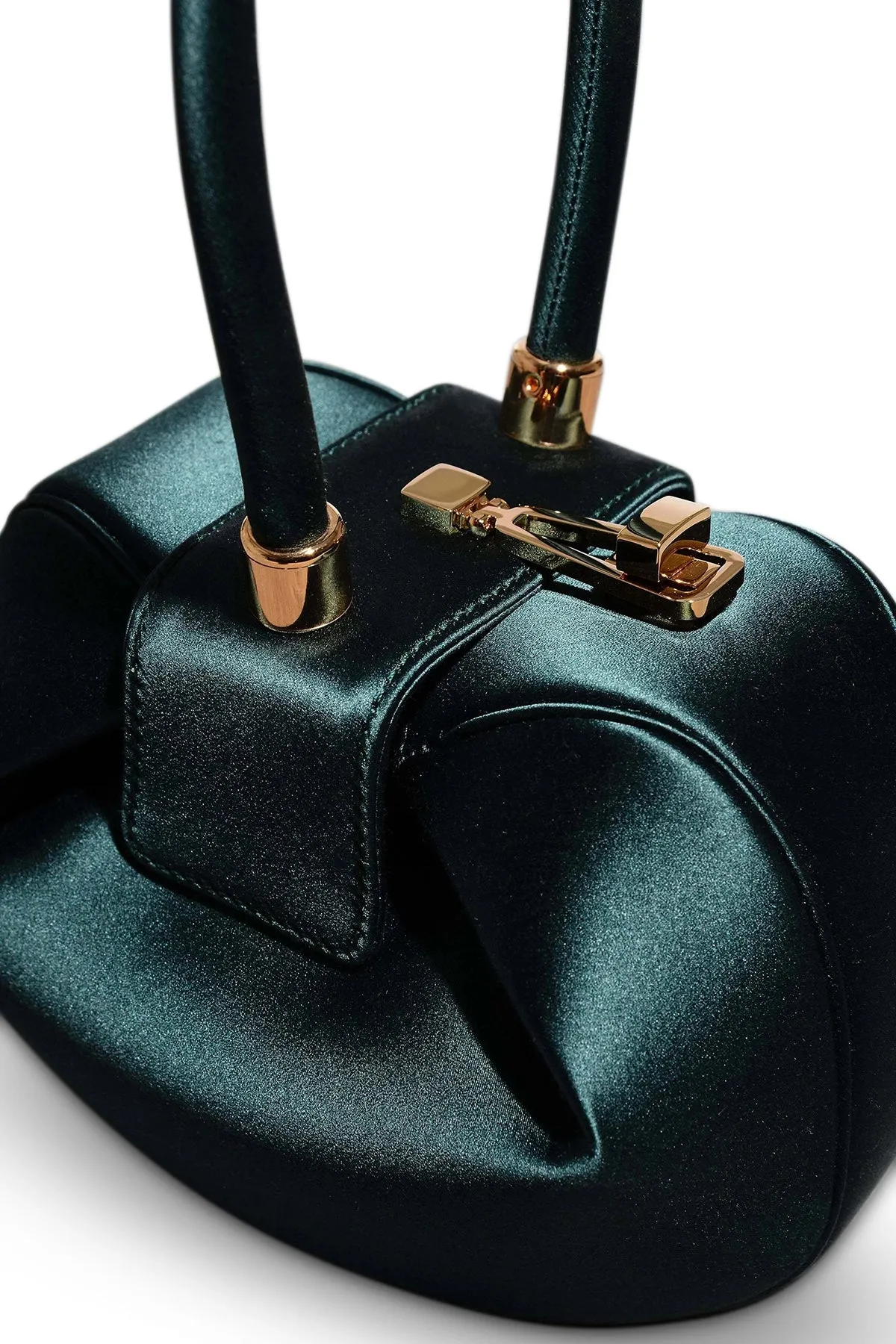 Demi Bag in Emerald Satin sold by Gabriela Hearst product image thumbnail 3