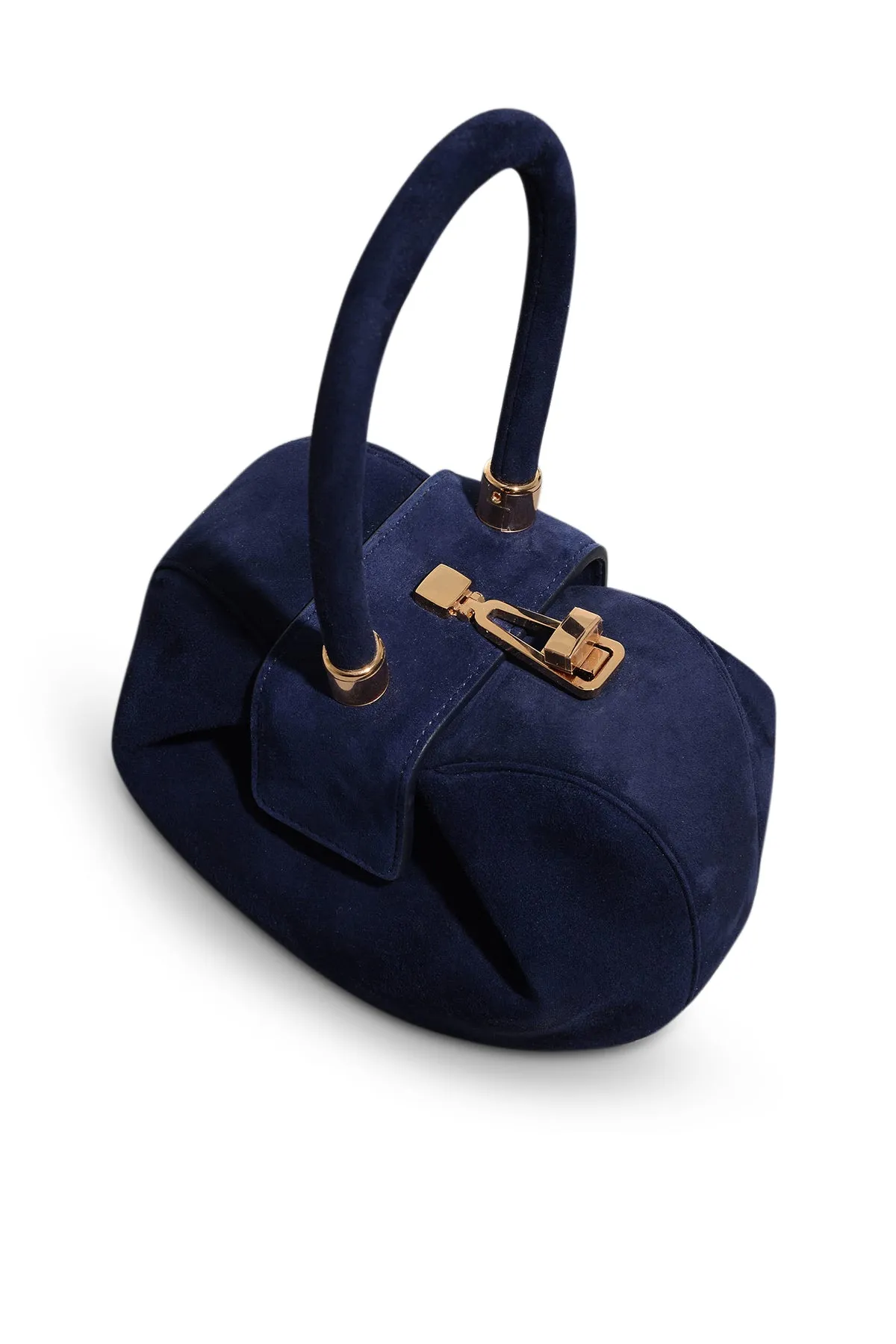 Demi Bag in Navy Suede sold by Gabriela Hearst product image thumbnail 3