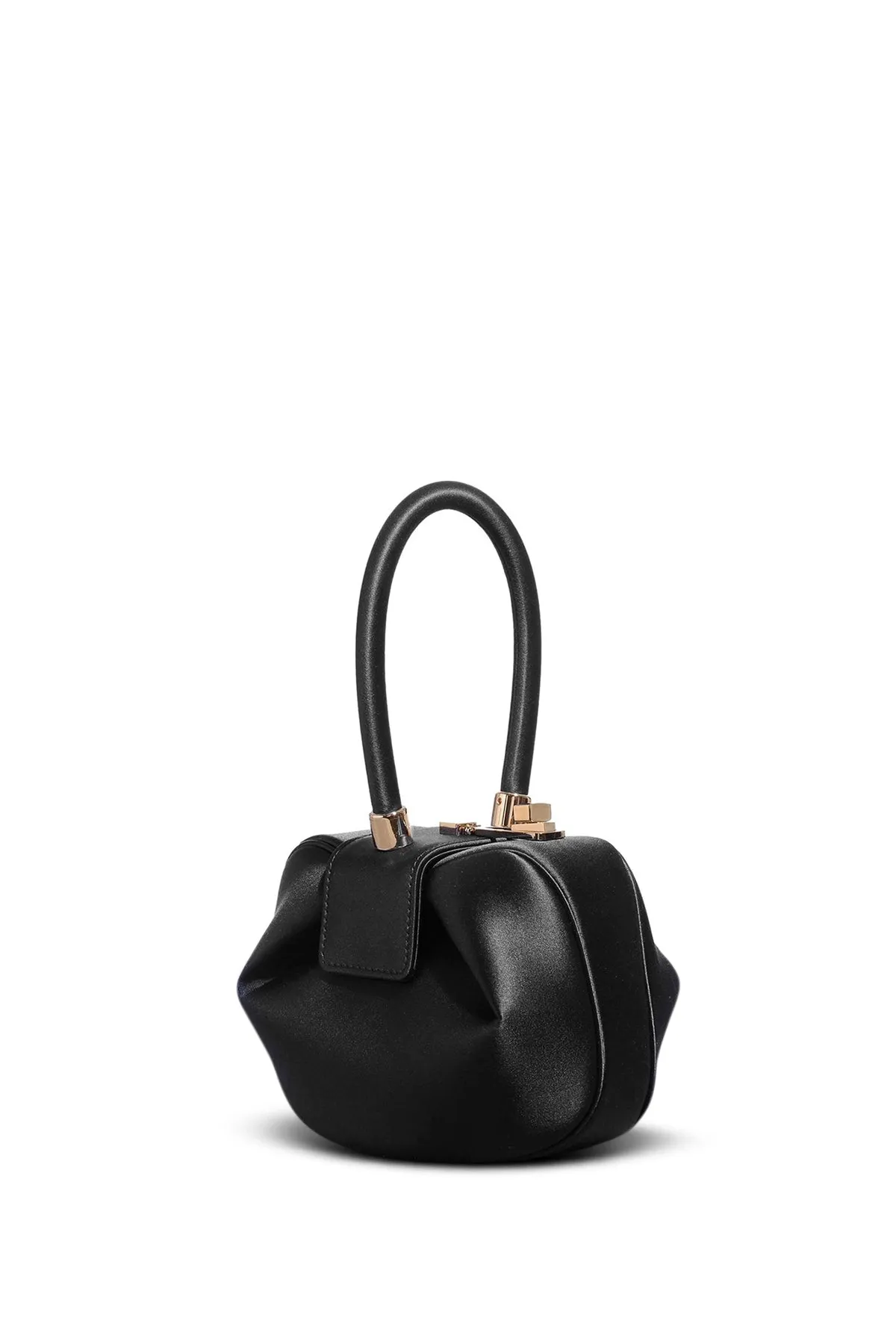 Demi Bag in Black Satin sold by Gabriela Hearst
