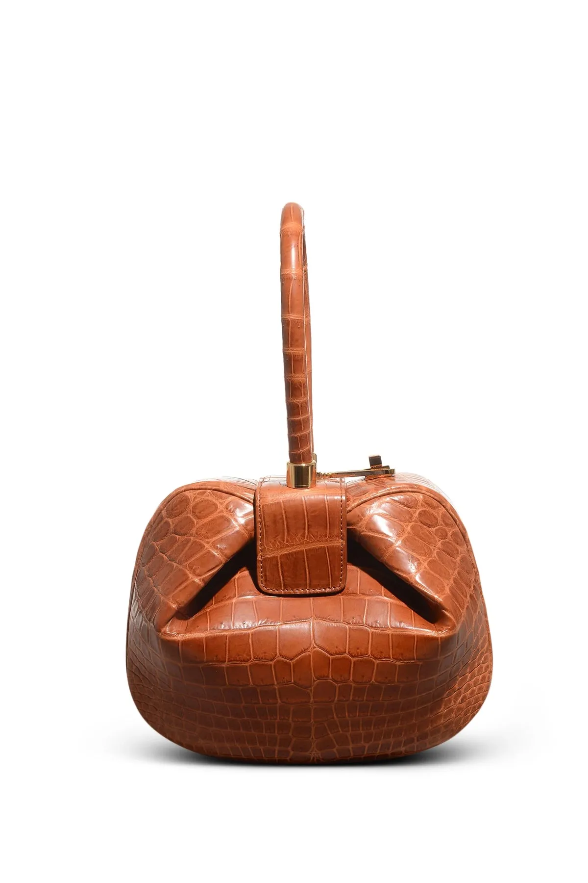 Nina Bag in Cognac Crocodile Leather sold by Gabriela Hearst product image thumbnail 2