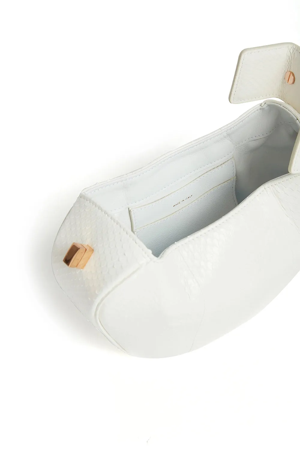 Demi Bag in Ivory Snakeskin sold by Gabriela Hearst product image thumbnail 4