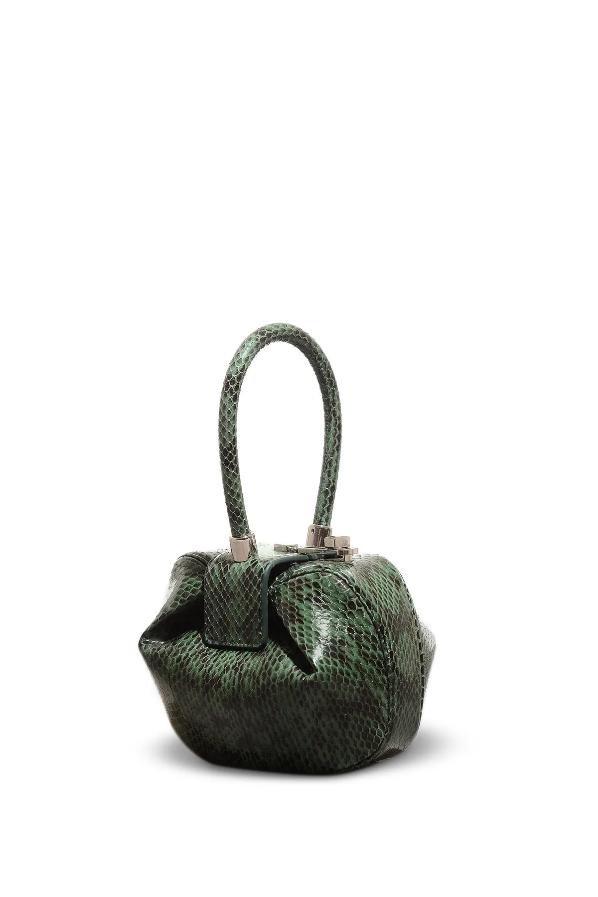 Demi Bag in Green Snakeskin sold by Gabriela Hearst