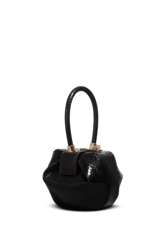Demi Bag in Black Snakeskin sold by Gabriela Hearst