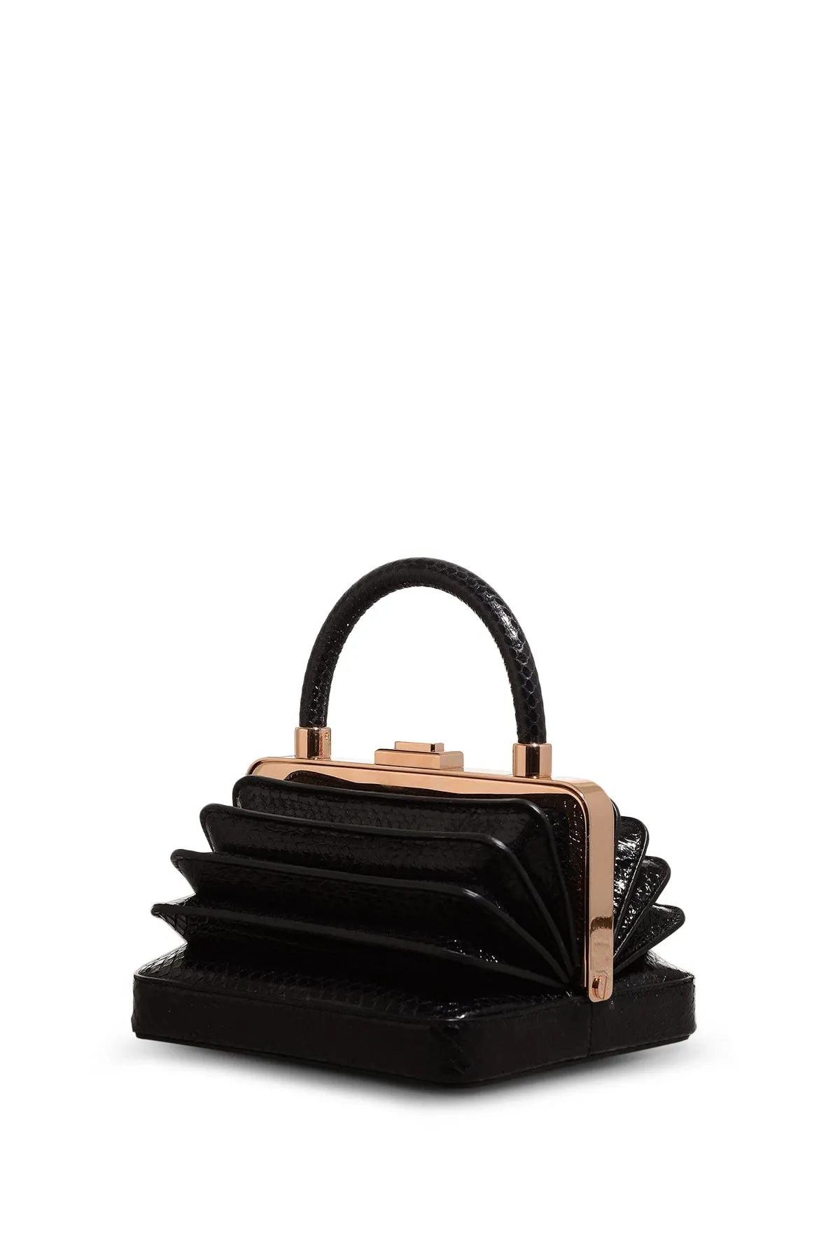 Diana Bag in Black Snakeskin sold by Gabriela Hearst