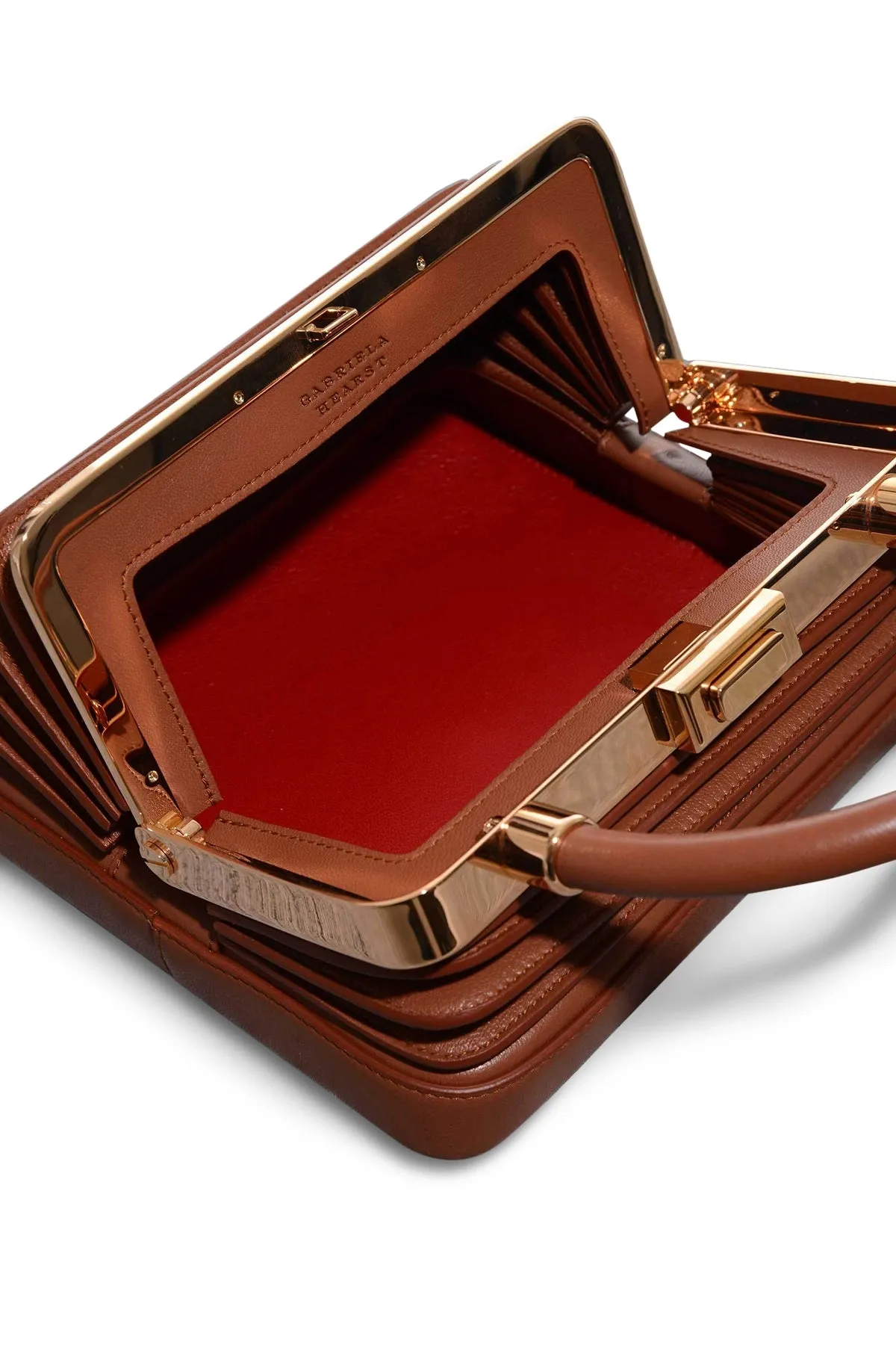 Diana Bag in Cognac Nappa Leather sold by Gabriela Hearst product image thumbnail 4