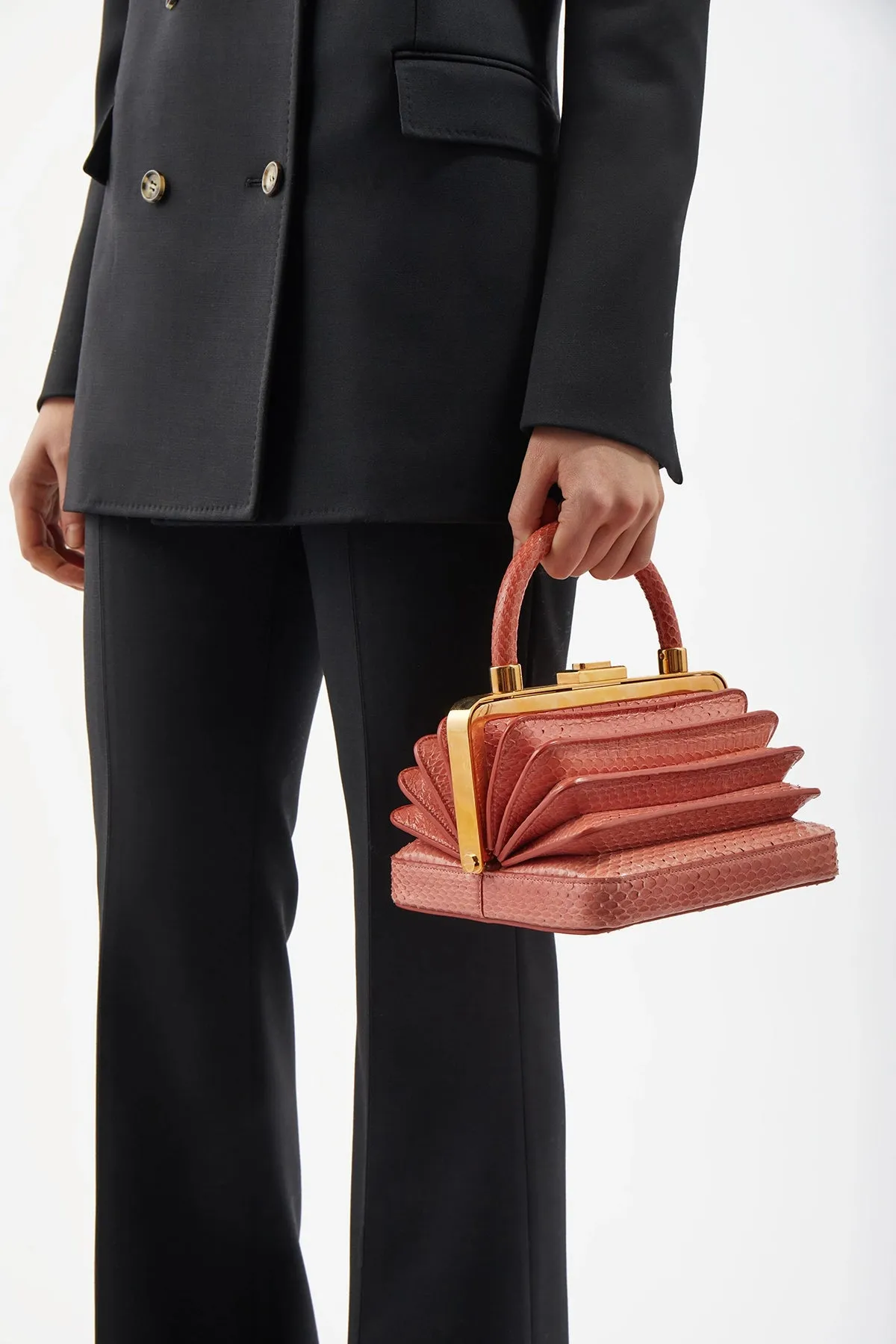 Diana Bag in Pink Snakeskin sold by Gabriela Hearst product image thumbnail 5