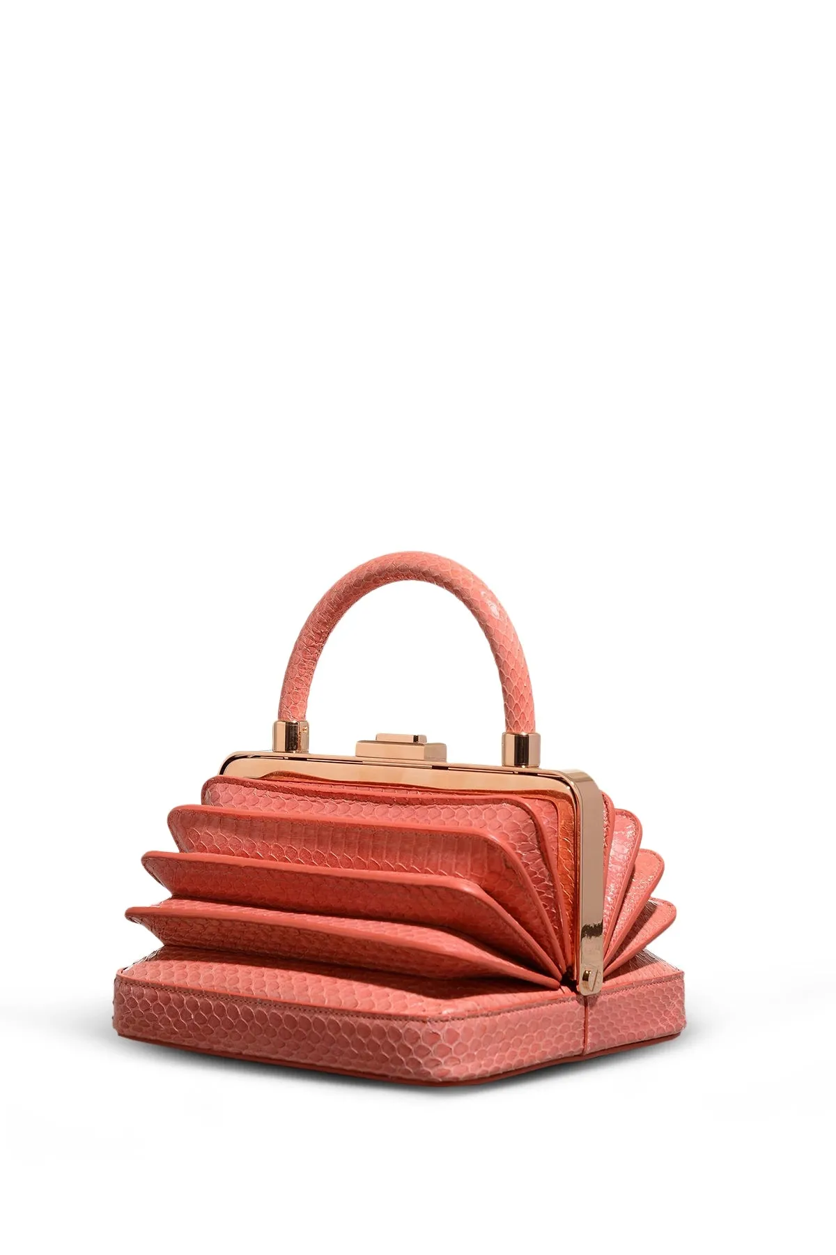 Diana Bag in Pink Snakeskin sold by Gabriela Hearst