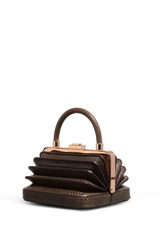 Diana Bag in Charcoal Snakeskin sold by Gabriela Hearst
