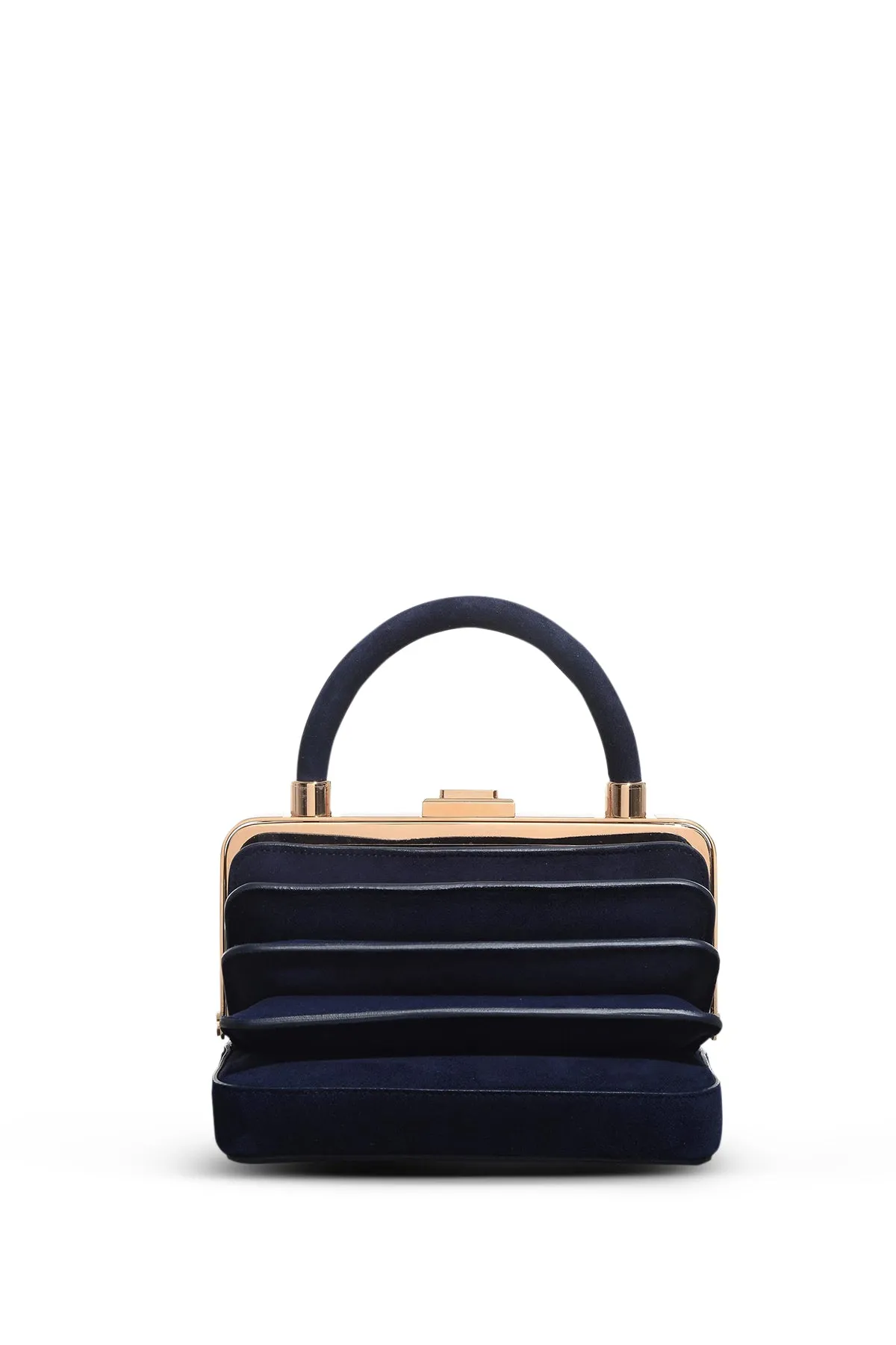 Diana Bag in Navy Suede sold by Gabriela Hearst product image thumbnail 2