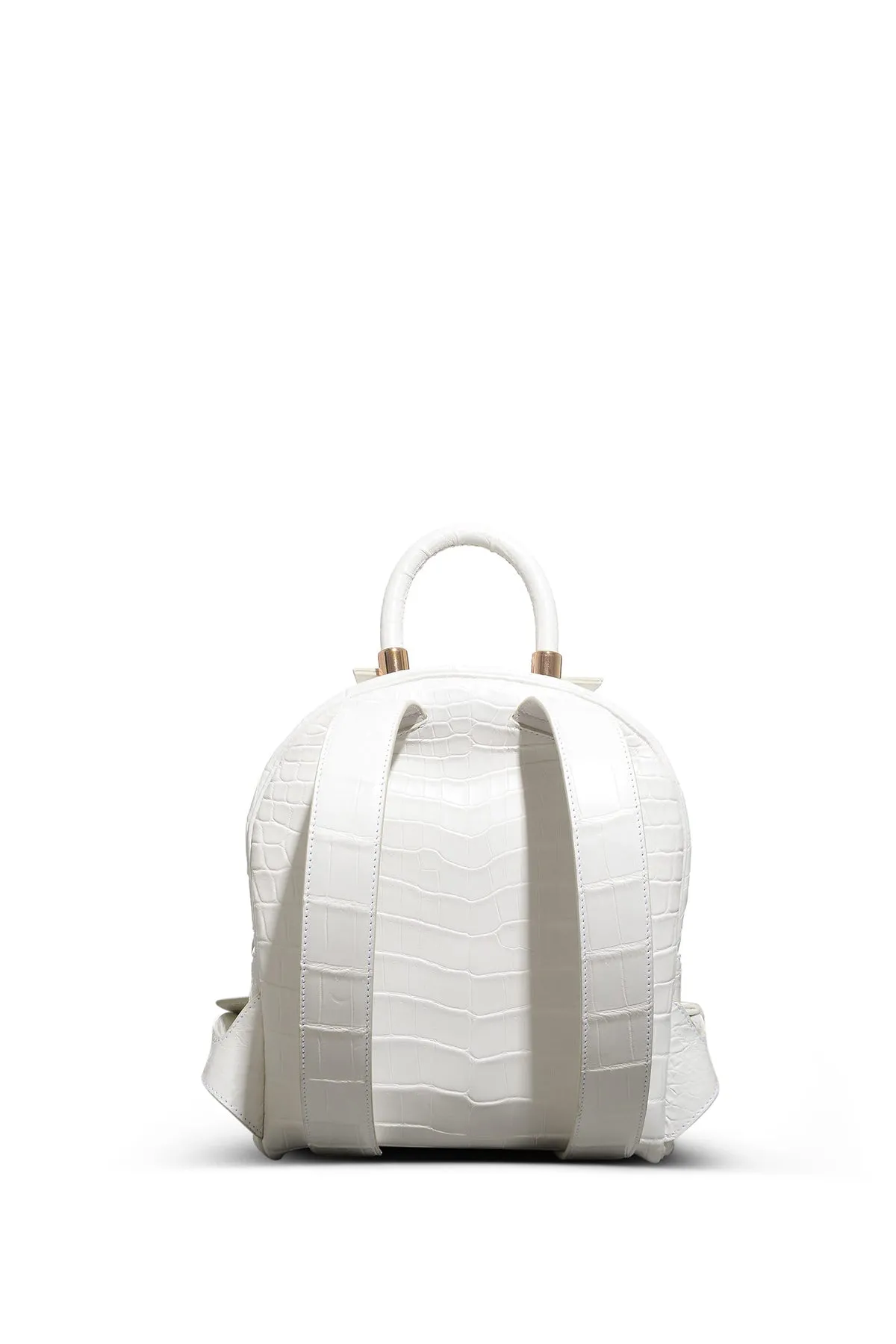 Mini Billie Backpack in Ivory Crocodile Leather sold by Gabriela Hearst product image thumbnail 3