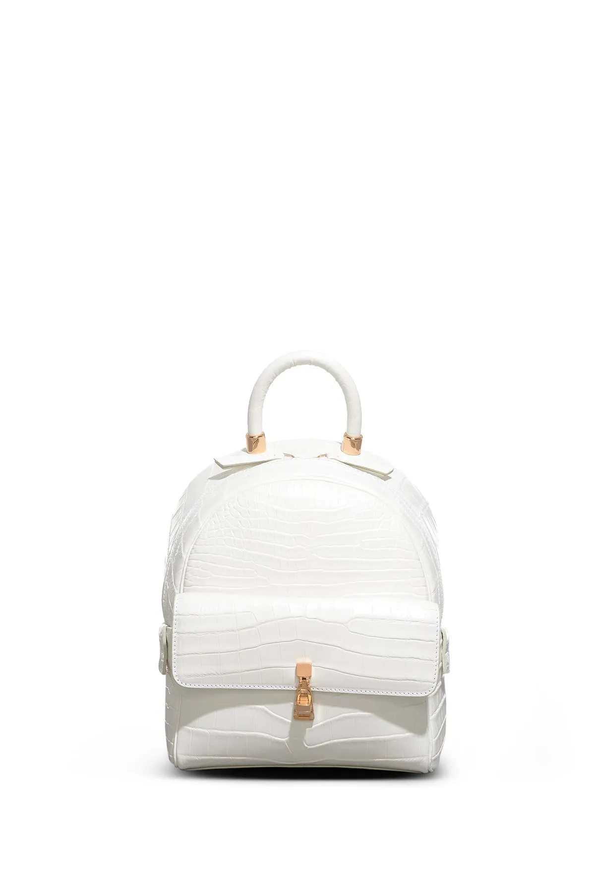 Mini Billie Backpack in Ivory Crocodile Leather sold by Gabriela Hearst product image thumbnail 2