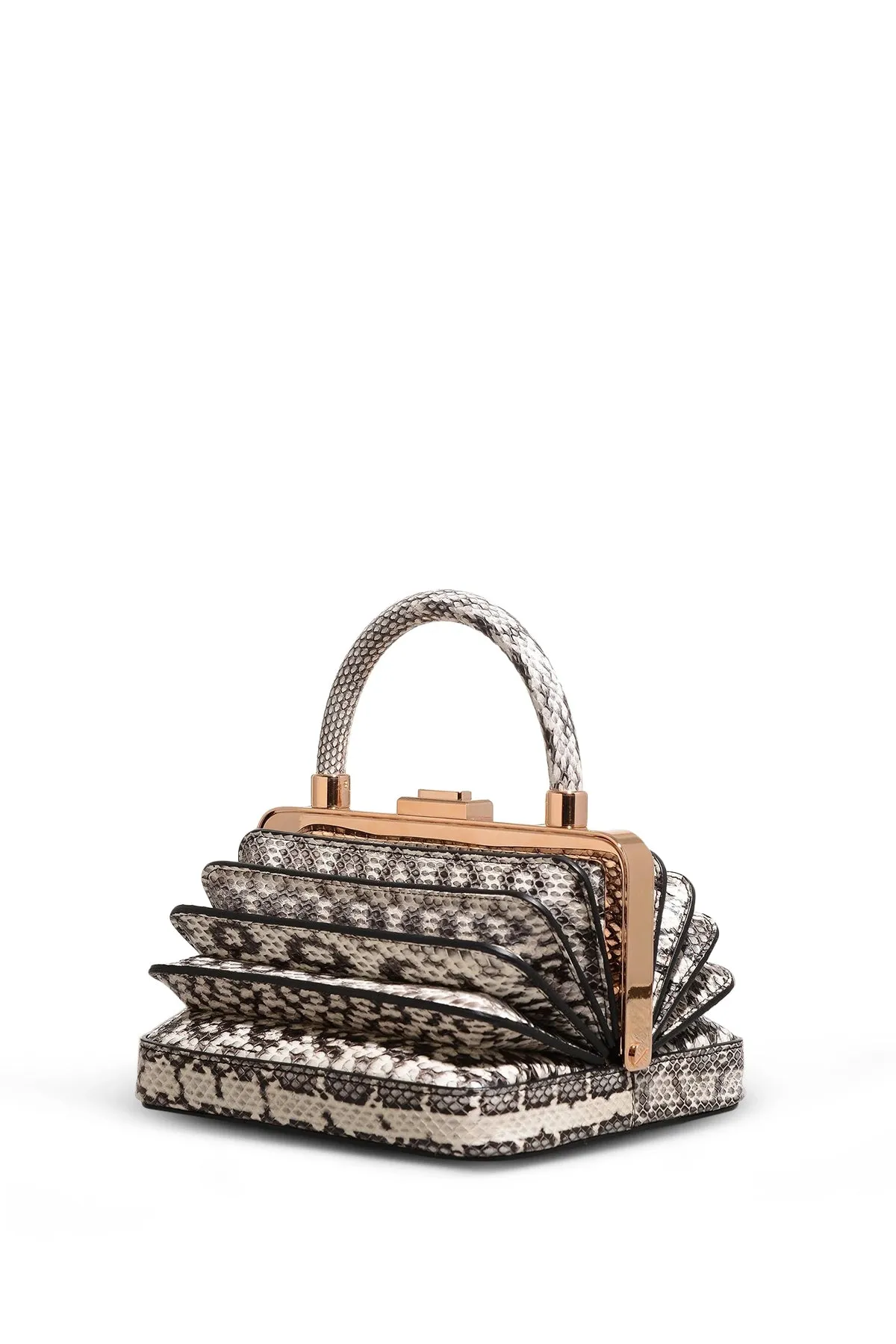 Diana Bag in Black & White Snakeskin sold by Gabriela Hearst