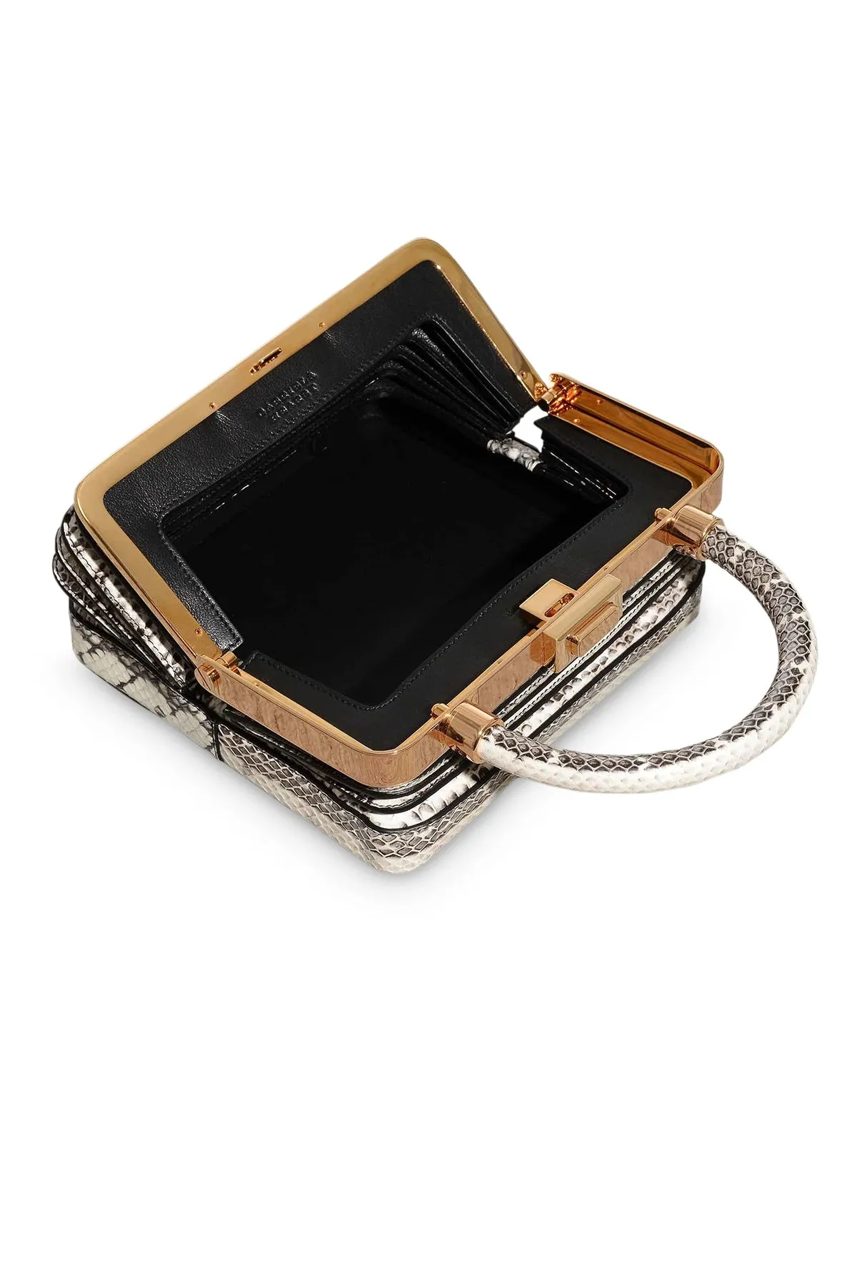 Diana Bag in Black & White Snakeskin sold by Gabriela Hearst product image thumbnail 3