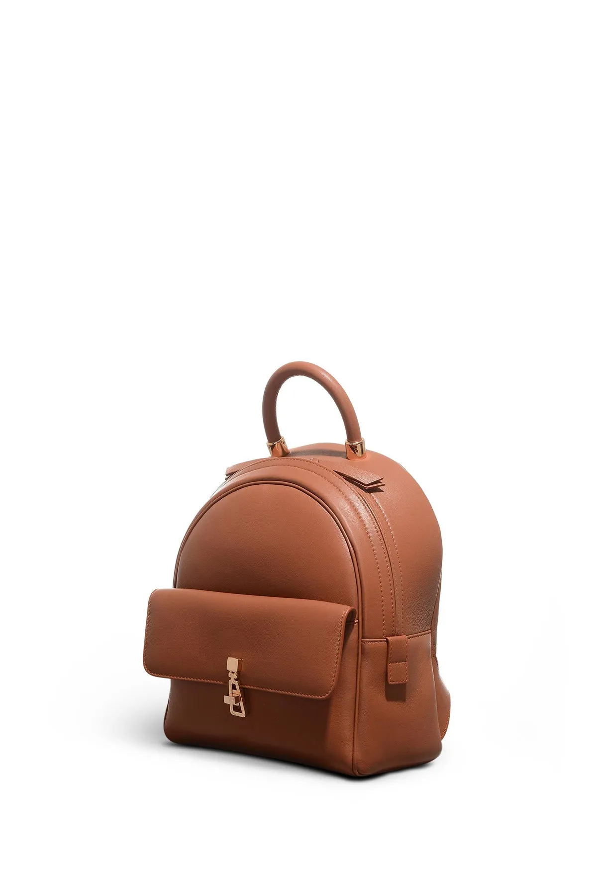 Mini Billie Backpack in Cognac Nappa Leather sold by Gabriela Hearst