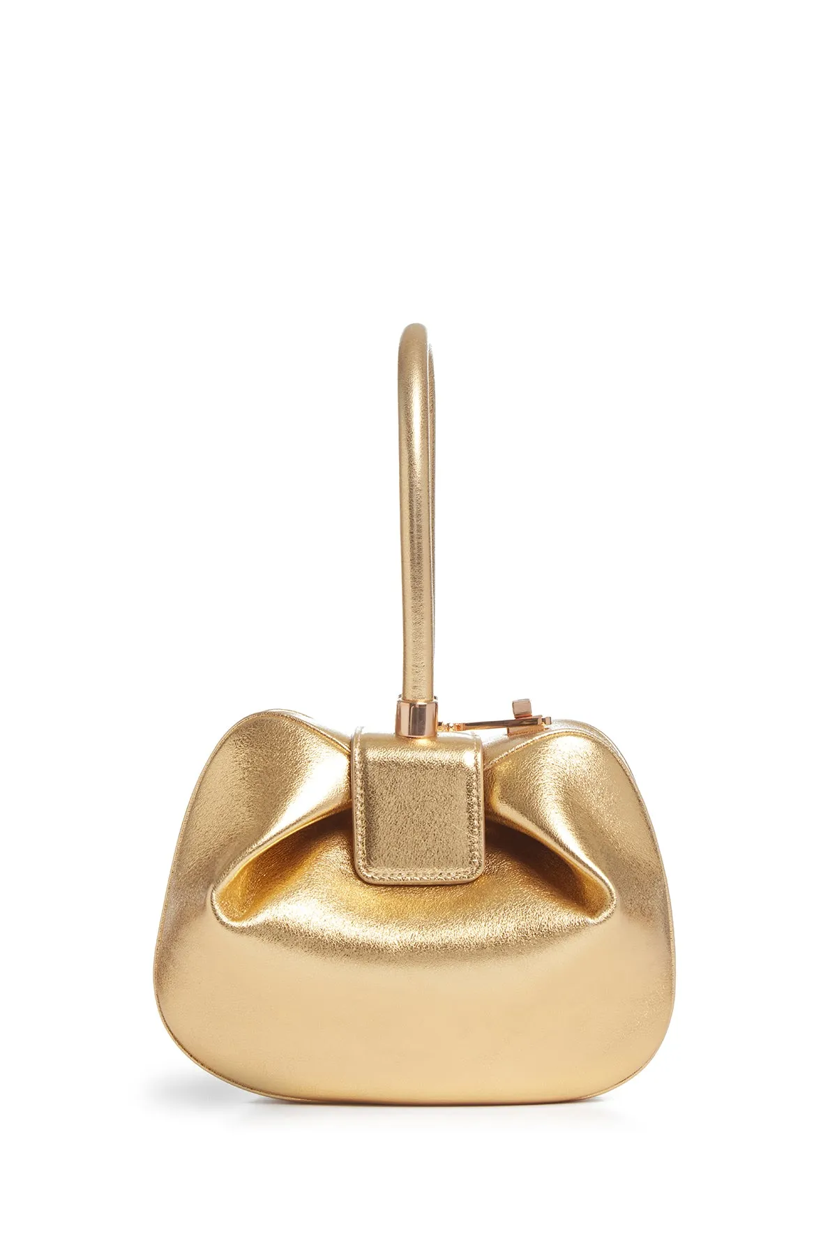 Nina Bag in Gold Metallic Nappa Leather sold by Gabriela Hearst product image thumbnail 2